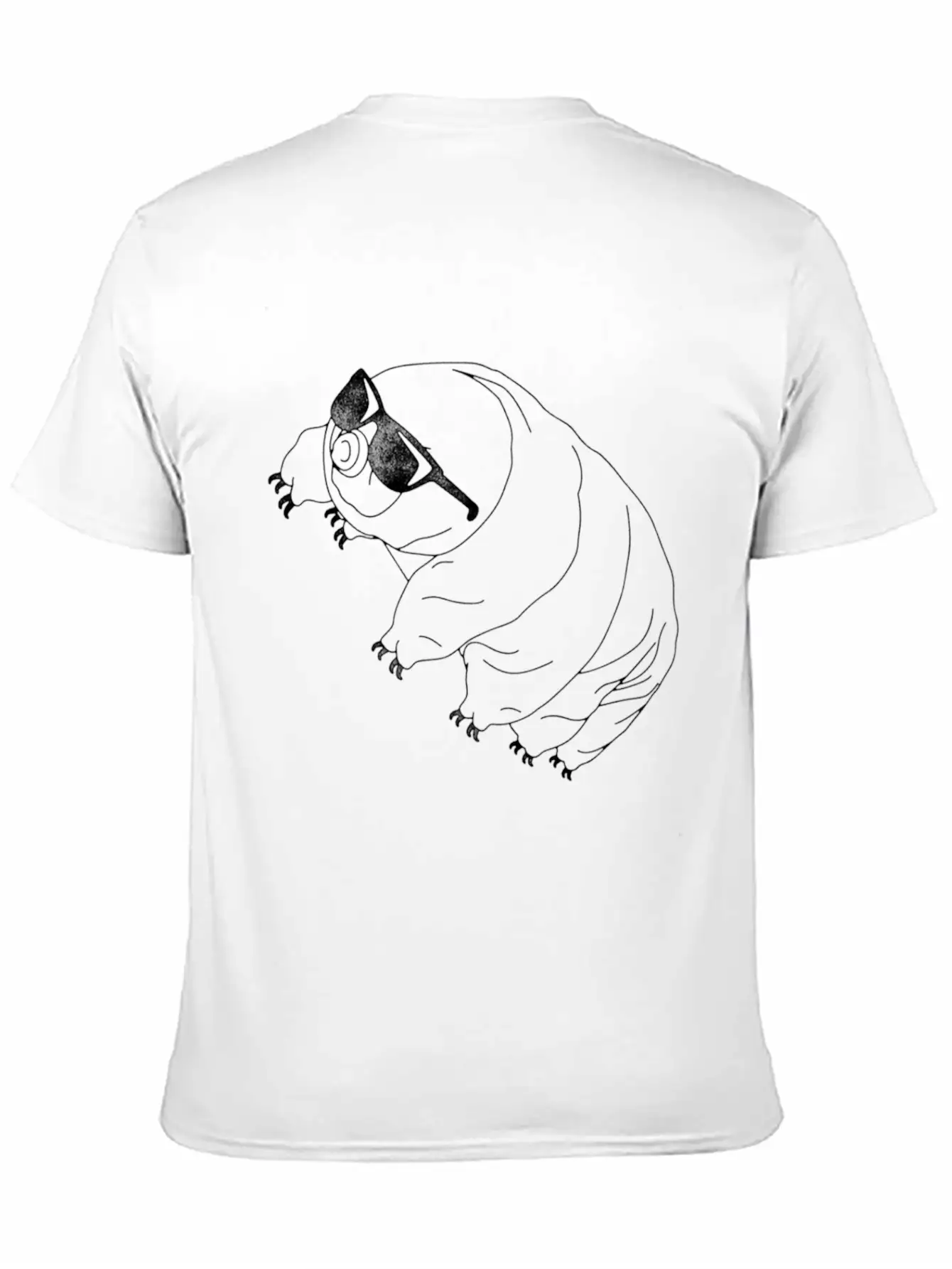 Tardigrade Simple Water Bear With Sunglasses Stylish Everyday T-Shirt – Unisex Basic Cotton Tee