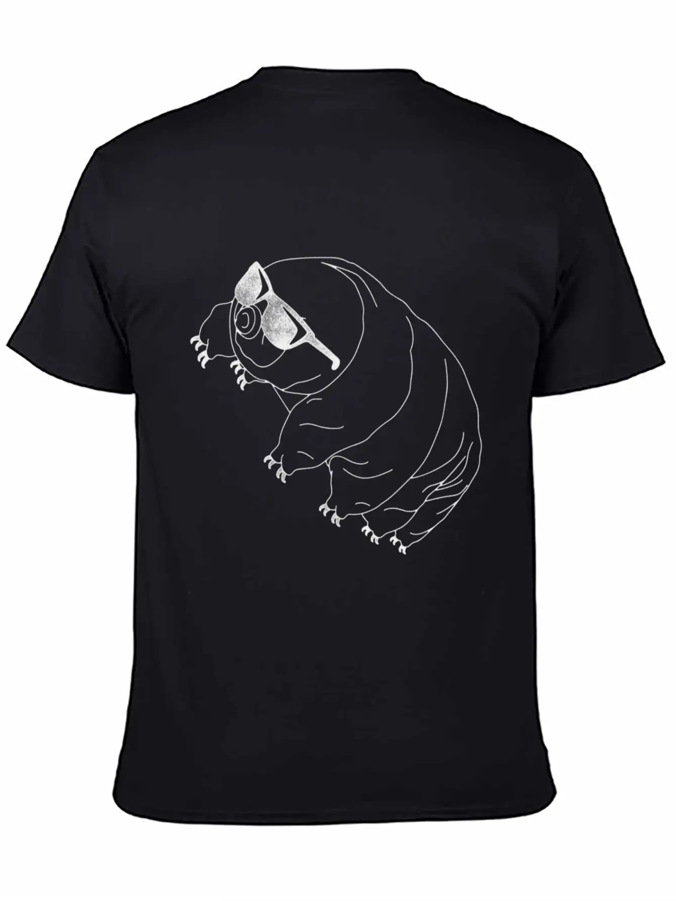Tardigrade Simple Water Bear With Sunglasses Stylish Everyday T-Shirt – Unisex Basic Cotton Tee