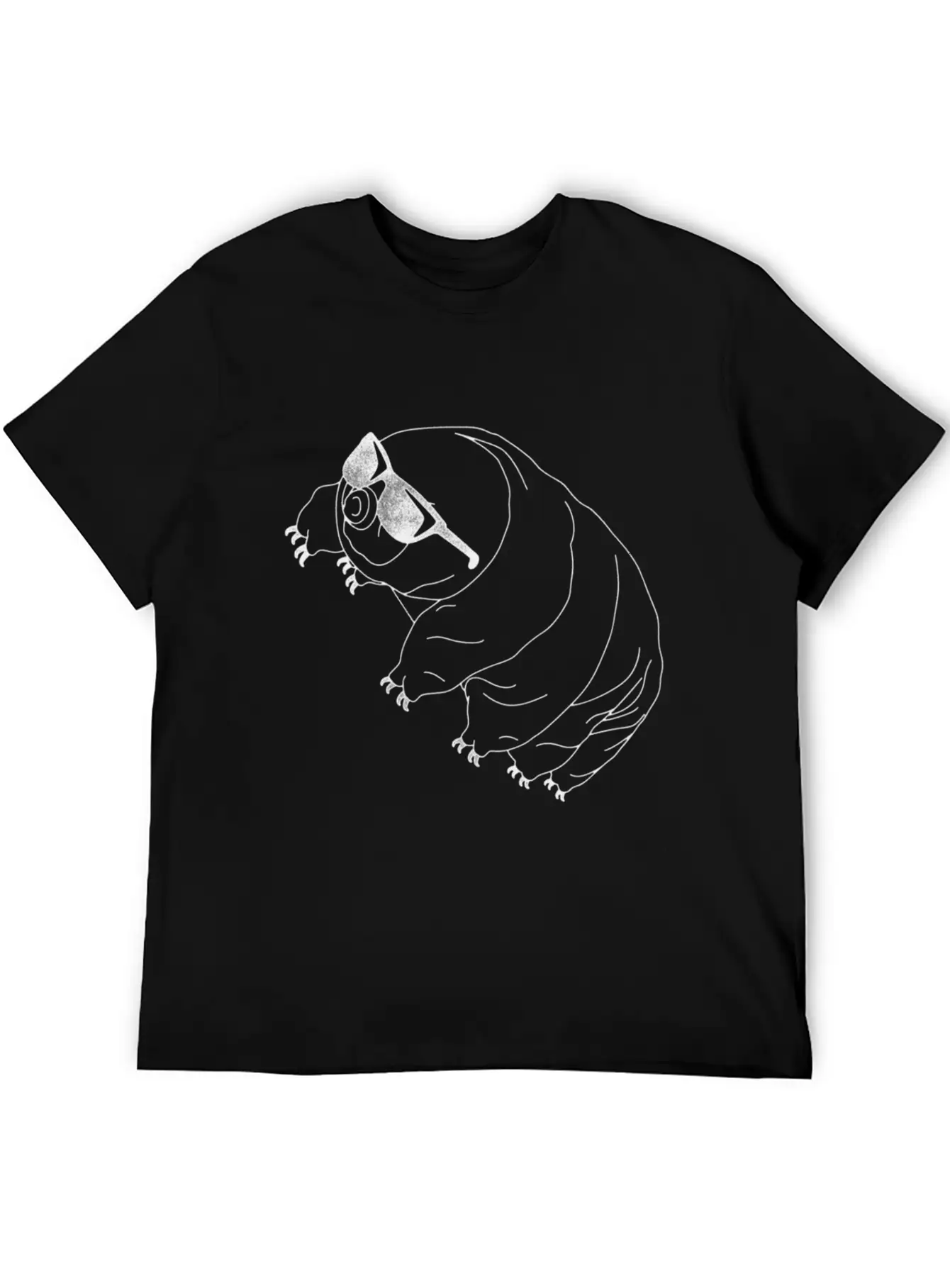 Tardigrade Simple Water Bear With Sunglasses Stylish Everyday T-Shirt – Unisex Basic Cotton Tee