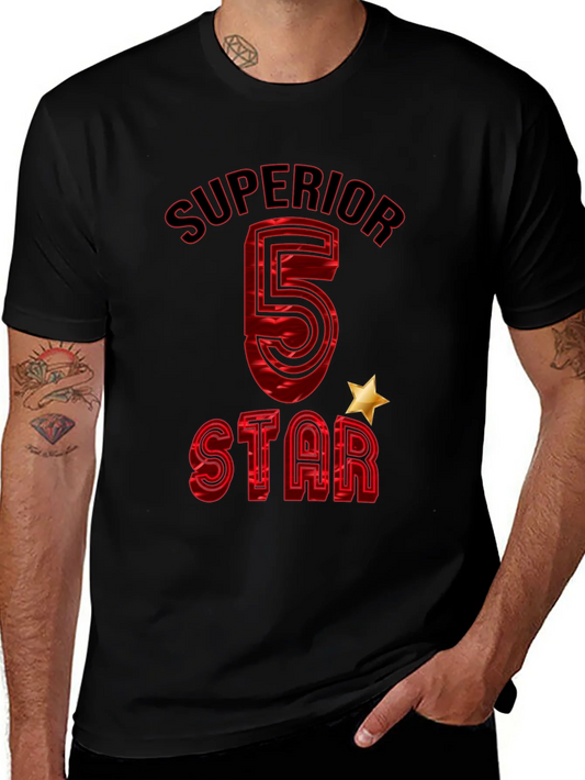 Superior 5 Star Graphic T-Shirt