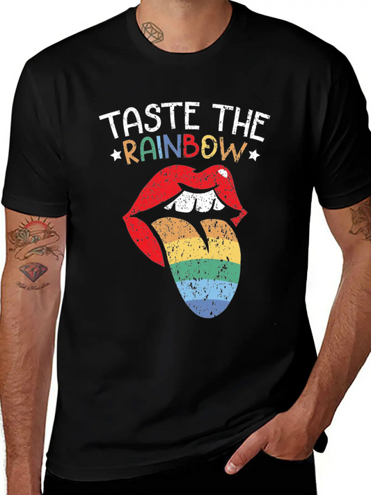 Taste The Rainbow Lover Rainbow Whisperer Stylish Everyday T-Shirt – Unisex Basic Cotton Tee