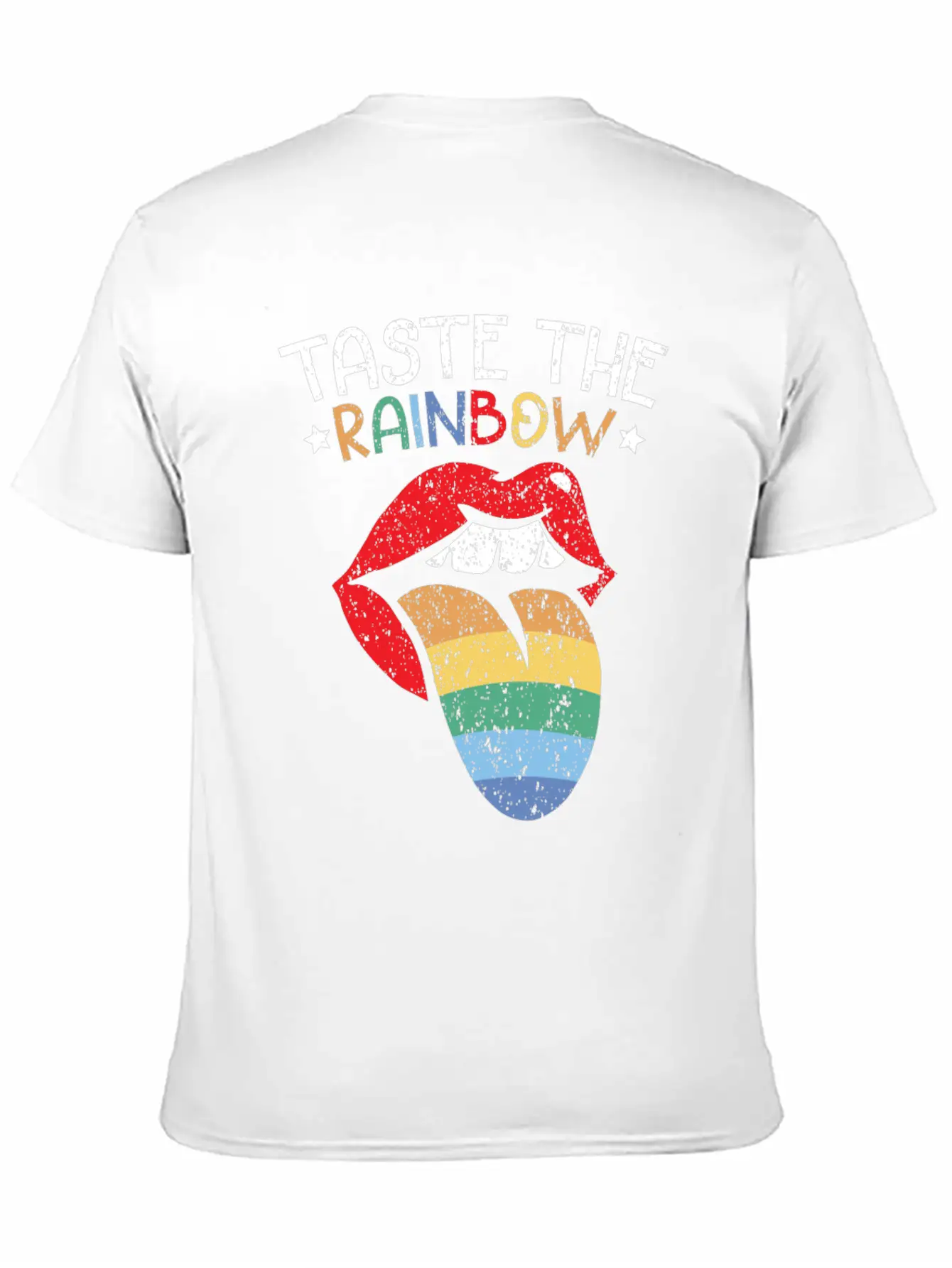 Taste The Rainbow Lover Rainbow Whisperer Stylish Everyday T-Shirt – Unisex Basic Cotton Tee