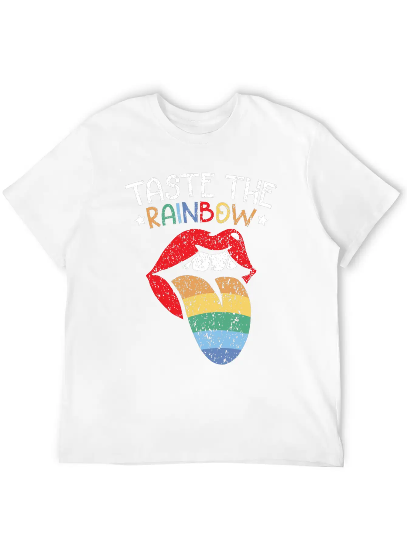 Taste The Rainbow Lover Rainbow Whisperer Stylish Everyday T-Shirt – Unisex Basic Cotton Tee