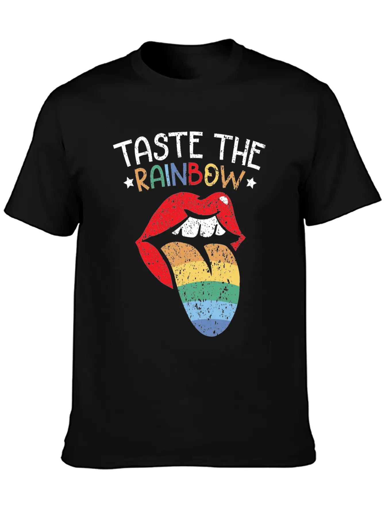 Taste The Rainbow Lover Rainbow Whisperer Stylish Everyday T-Shirt – Unisex Basic Cotton Tee