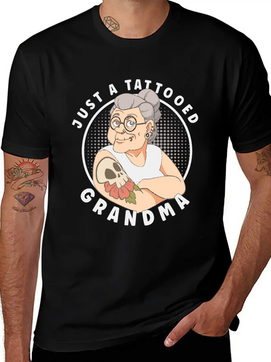 TATTOED GRANDMA TATTOO ARTIST INKING TATTOOS Timeless Short Sleeve Tee – Comfy And Minimalist Design