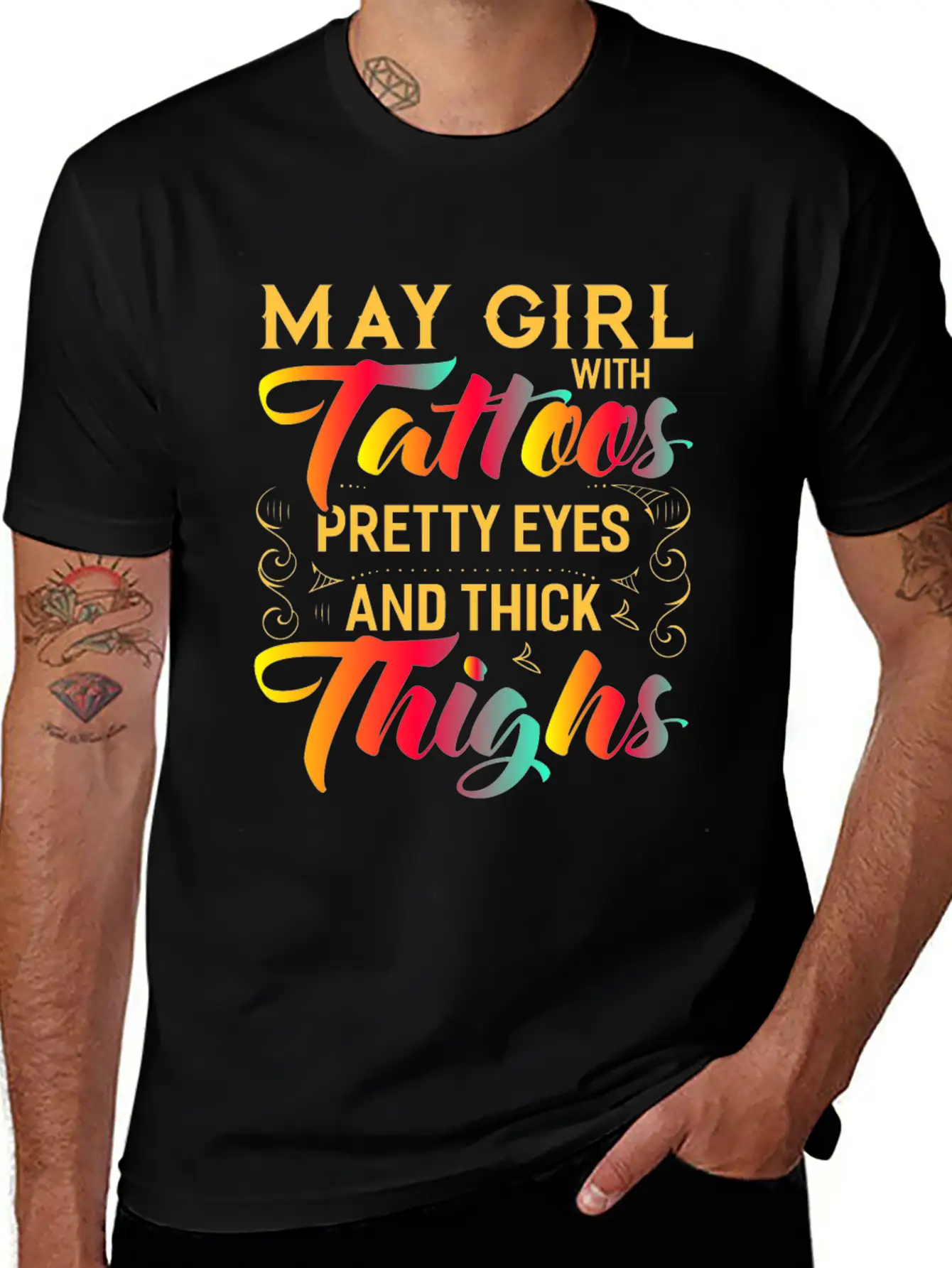 Tattoo Artist Tattooed Body Art Gift Basic Graphic T-Shirt – Daily Comfort In Soft Cotton