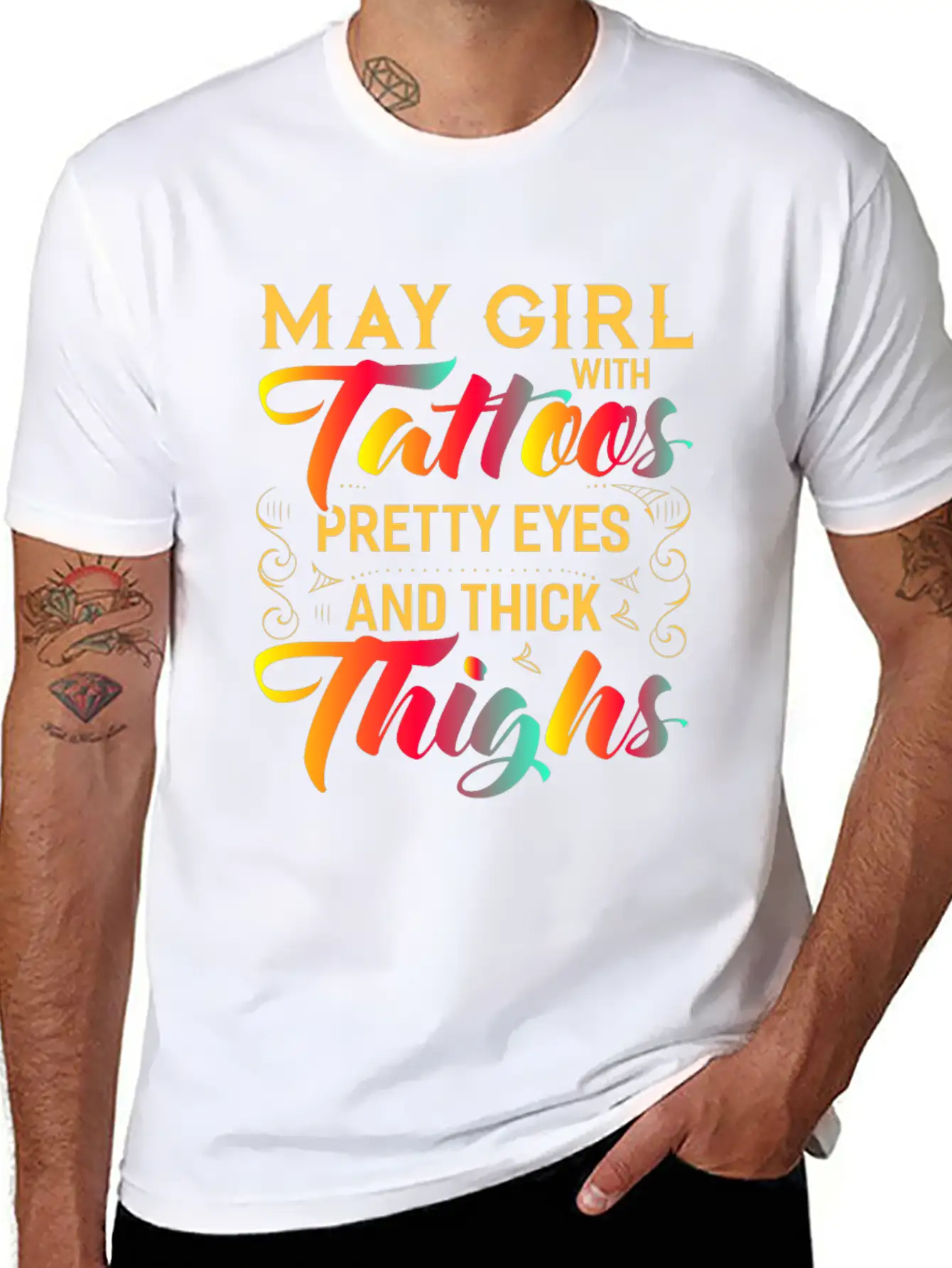 Tattoo Artist Tattooed Body Art Gift Basic Graphic T-Shirt – Daily Comfort In Soft Cotton