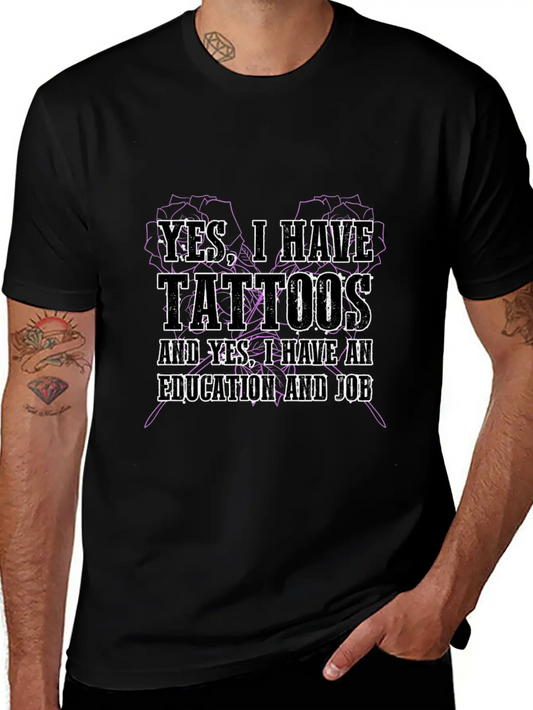 Tattoo, Graduation And A Job - Tattooed Comfortable Minimalist Graphic Tee – Summer Style Essential
