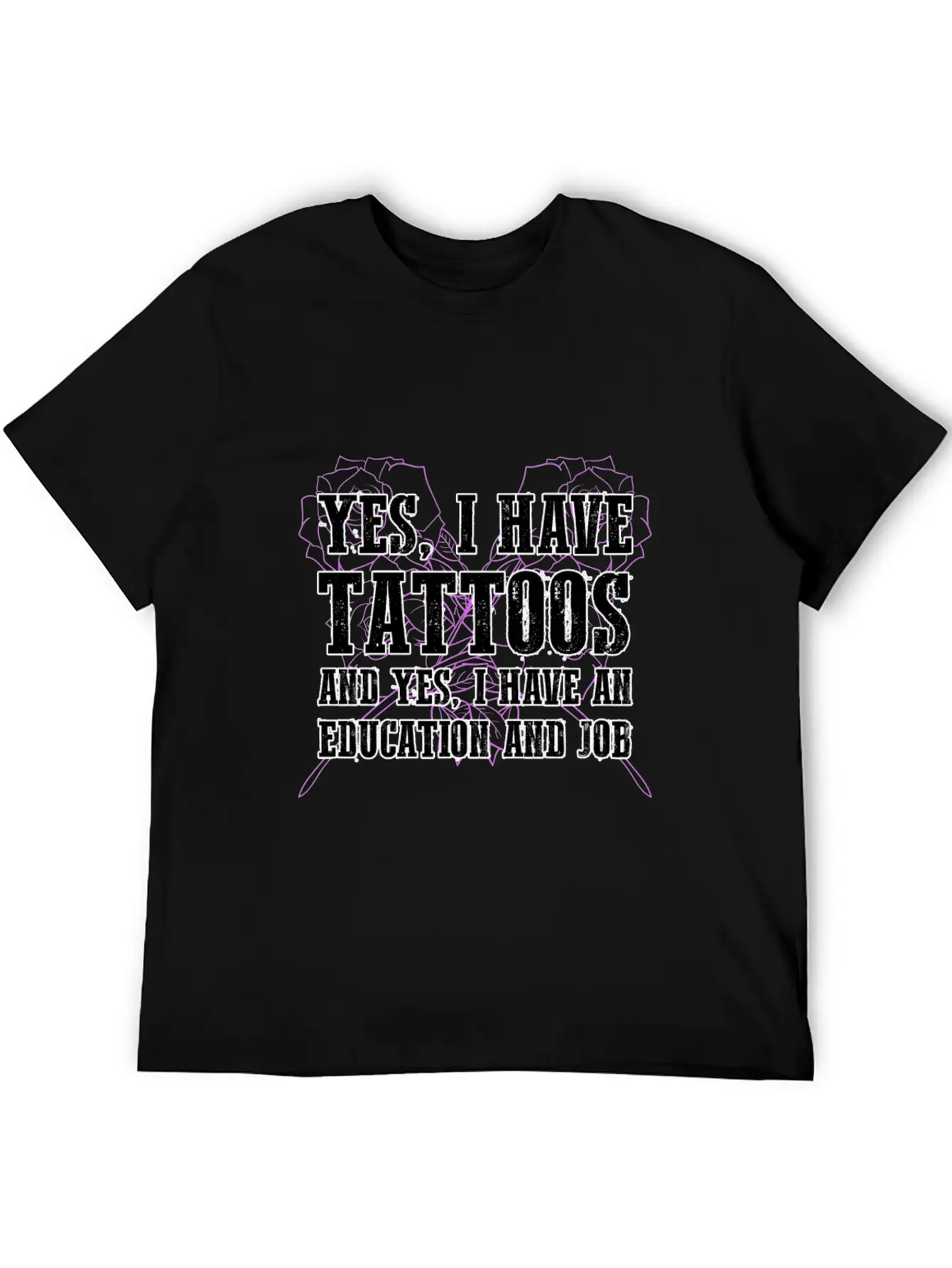 Tattoo, Graduation And A Job - Tattooed Comfortable Minimalist Graphic Tee – Summer Style Essential