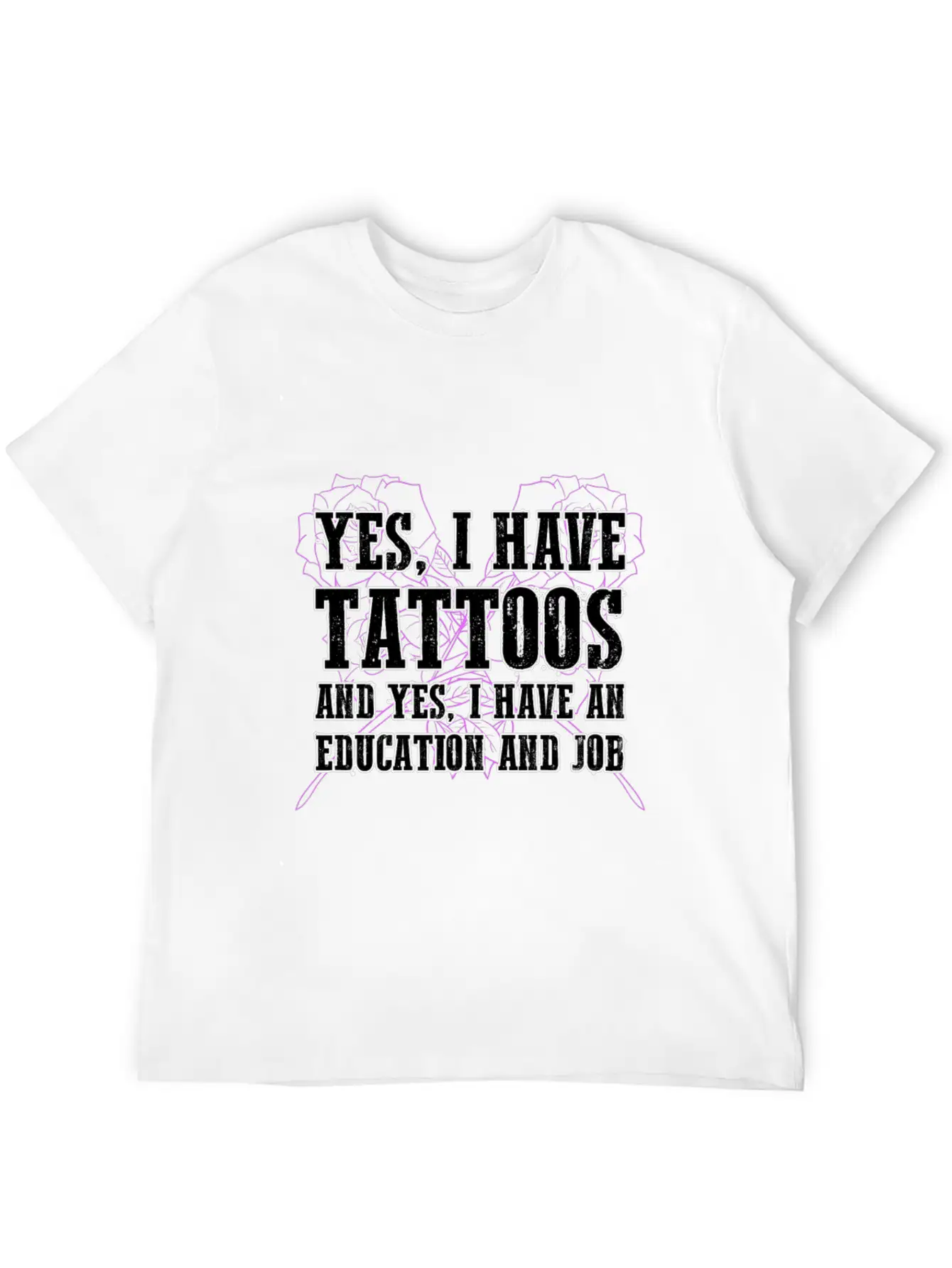 Tattoo, Graduation And A Job - Tattooed Comfortable Minimalist Graphic Tee – Summer Style Essential