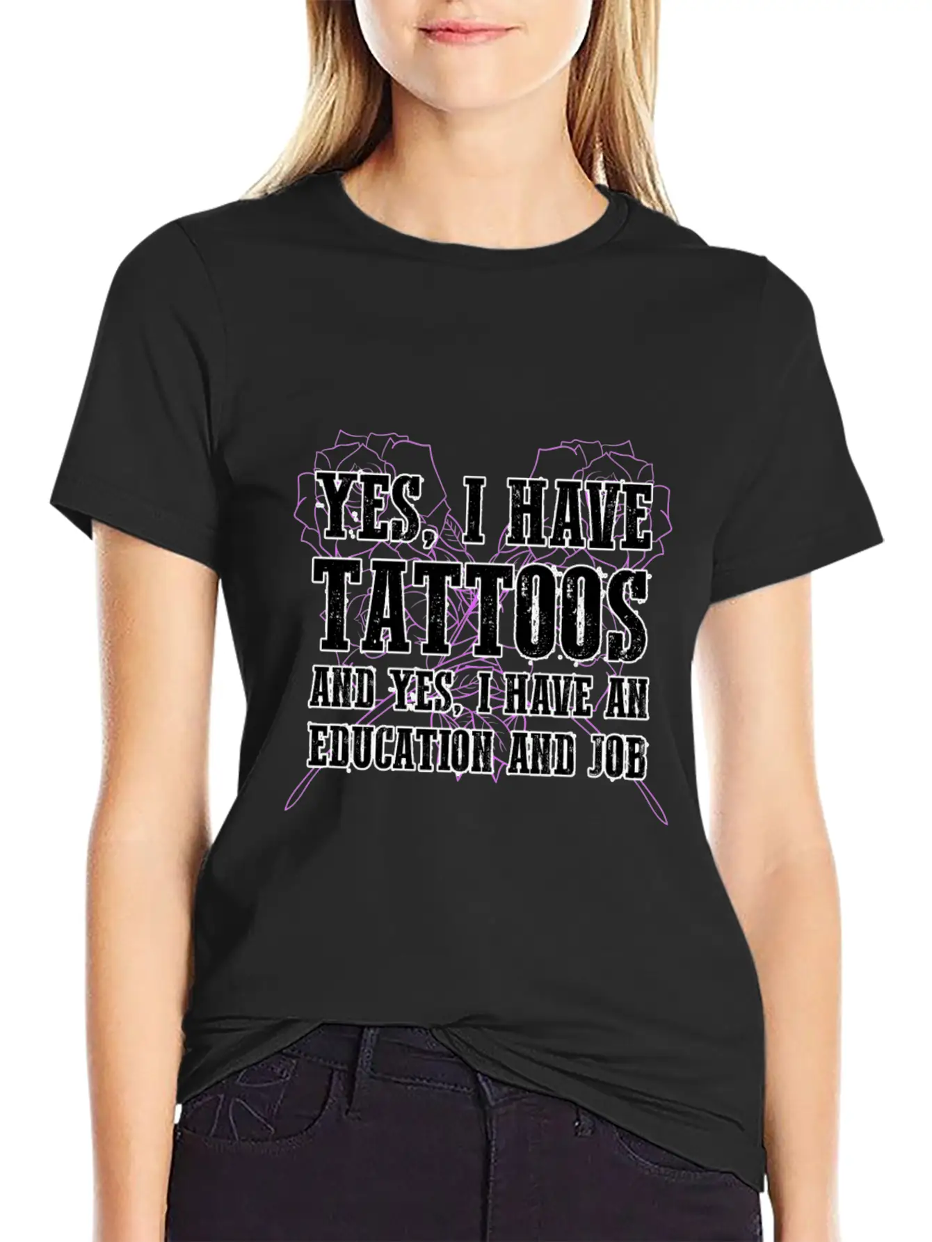 Tattoo, Graduation And A Job - Tattooed Comfortable Minimalist Graphic Tee – Summer Style Essential