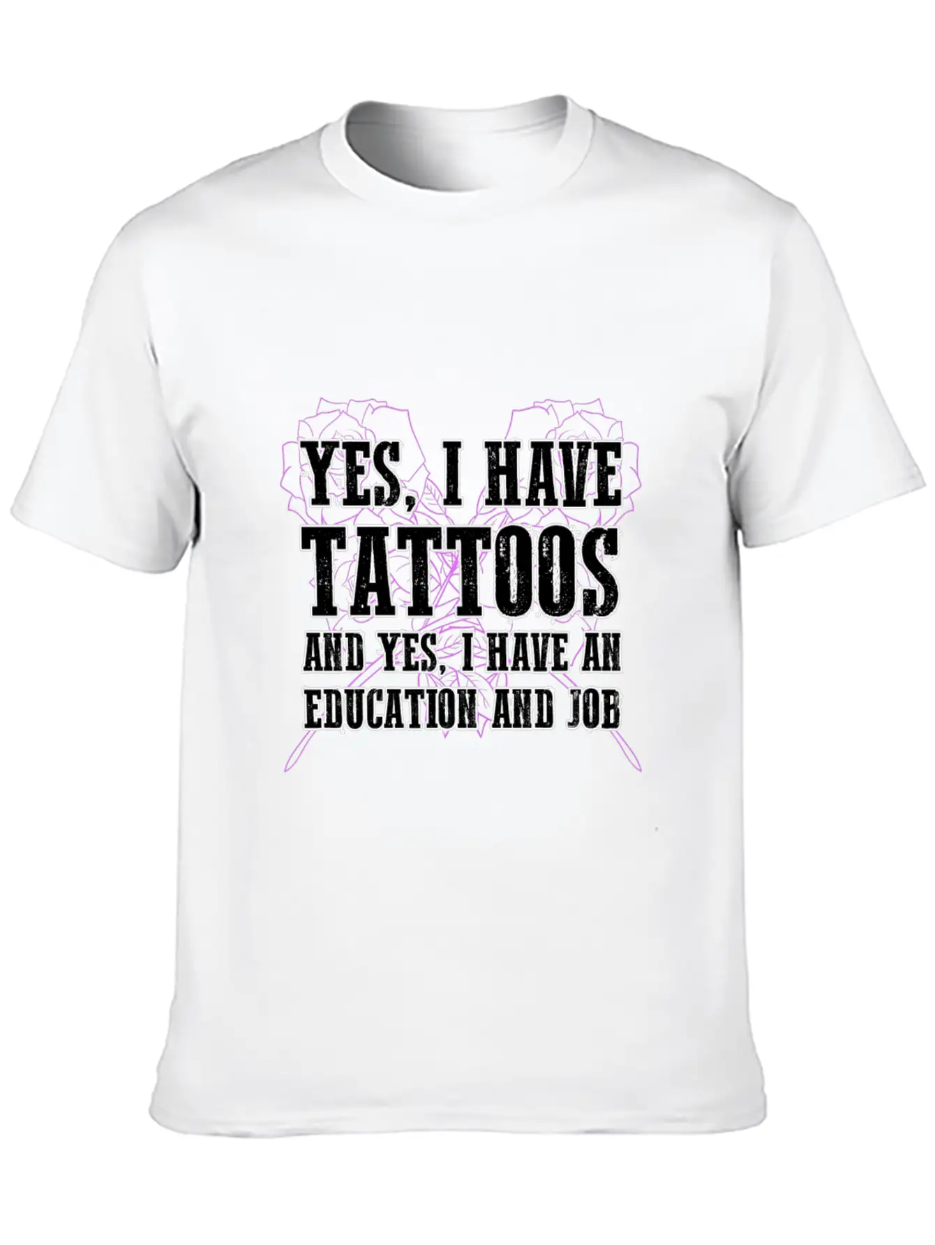 Tattoo, Graduation And A Job - Tattooed Comfortable Minimalist Graphic Tee – Summer Style Essential