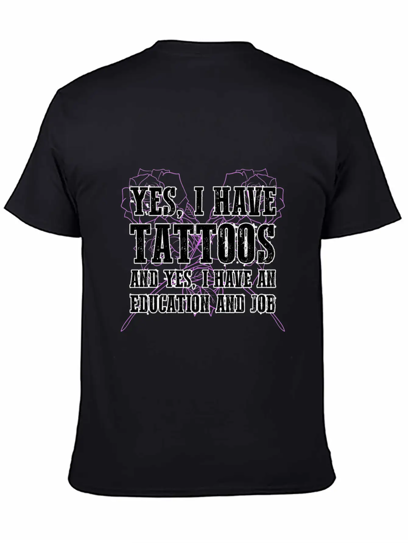 Tattoo, Graduation And A Job - Tattooed Comfortable Minimalist Graphic Tee – Summer Style Essential
