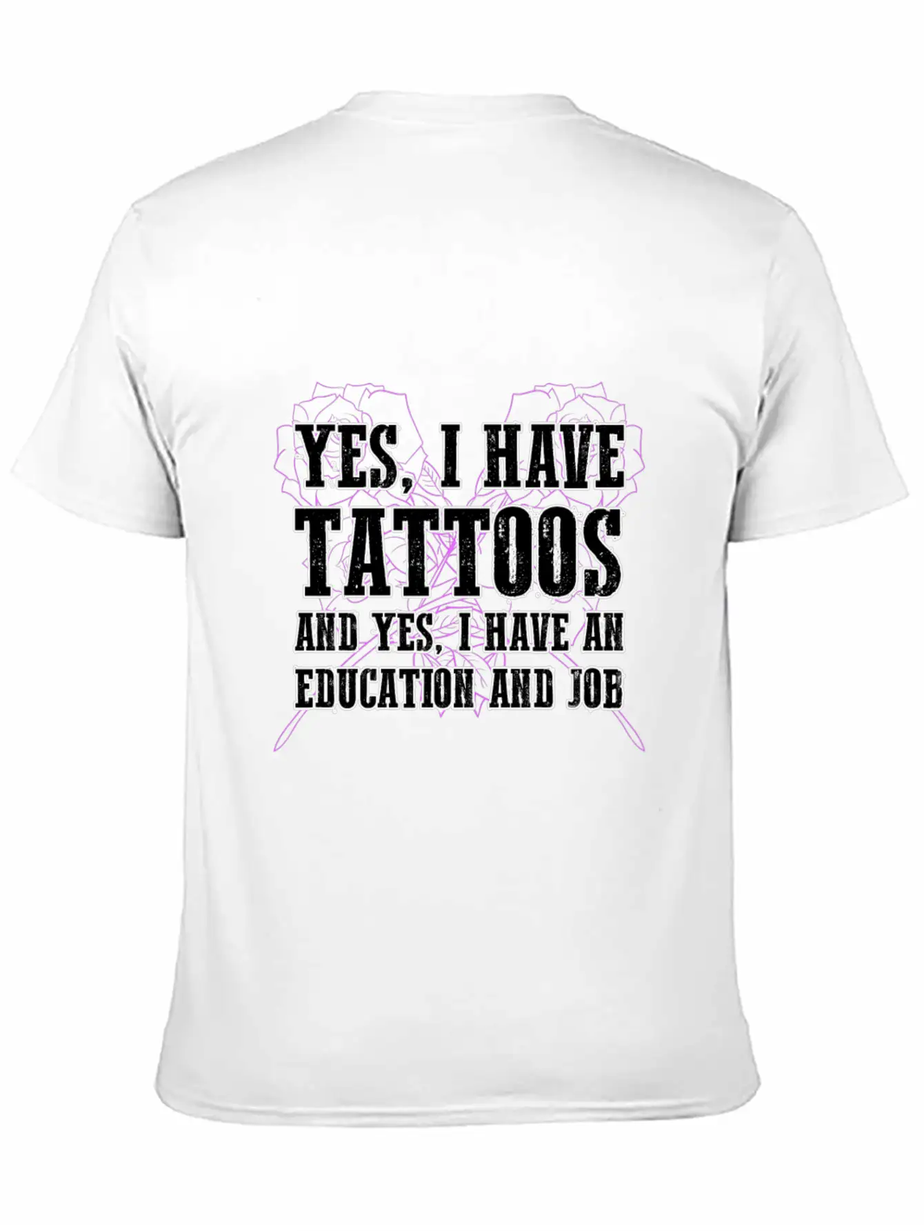 Tattoo, Graduation And A Job - Tattooed Comfortable Minimalist Graphic Tee – Summer Style Essential