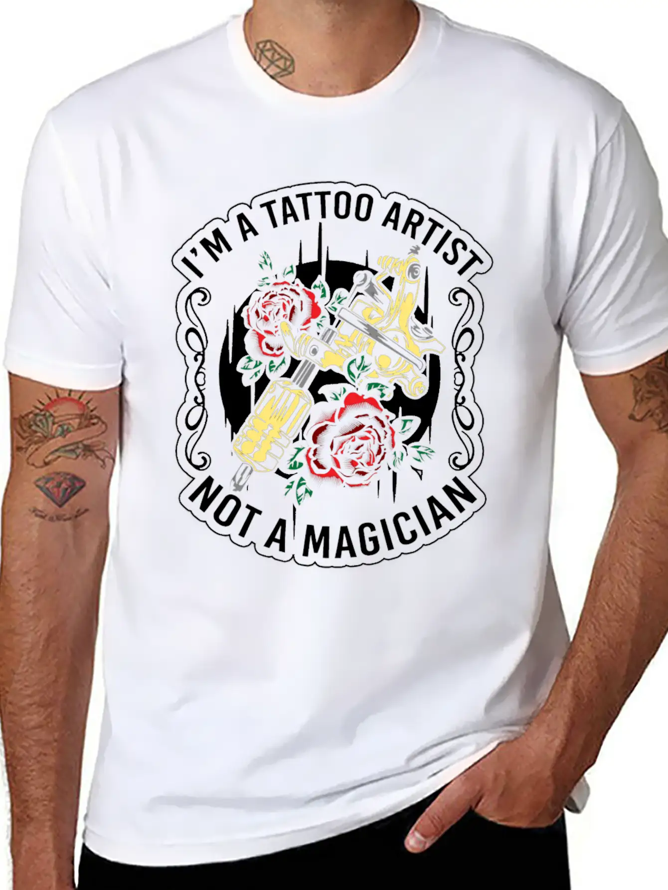 Tattoo Ink Tattoo Parlor Basic Graphic T-Shirt – Daily Comfort In Soft Cotton