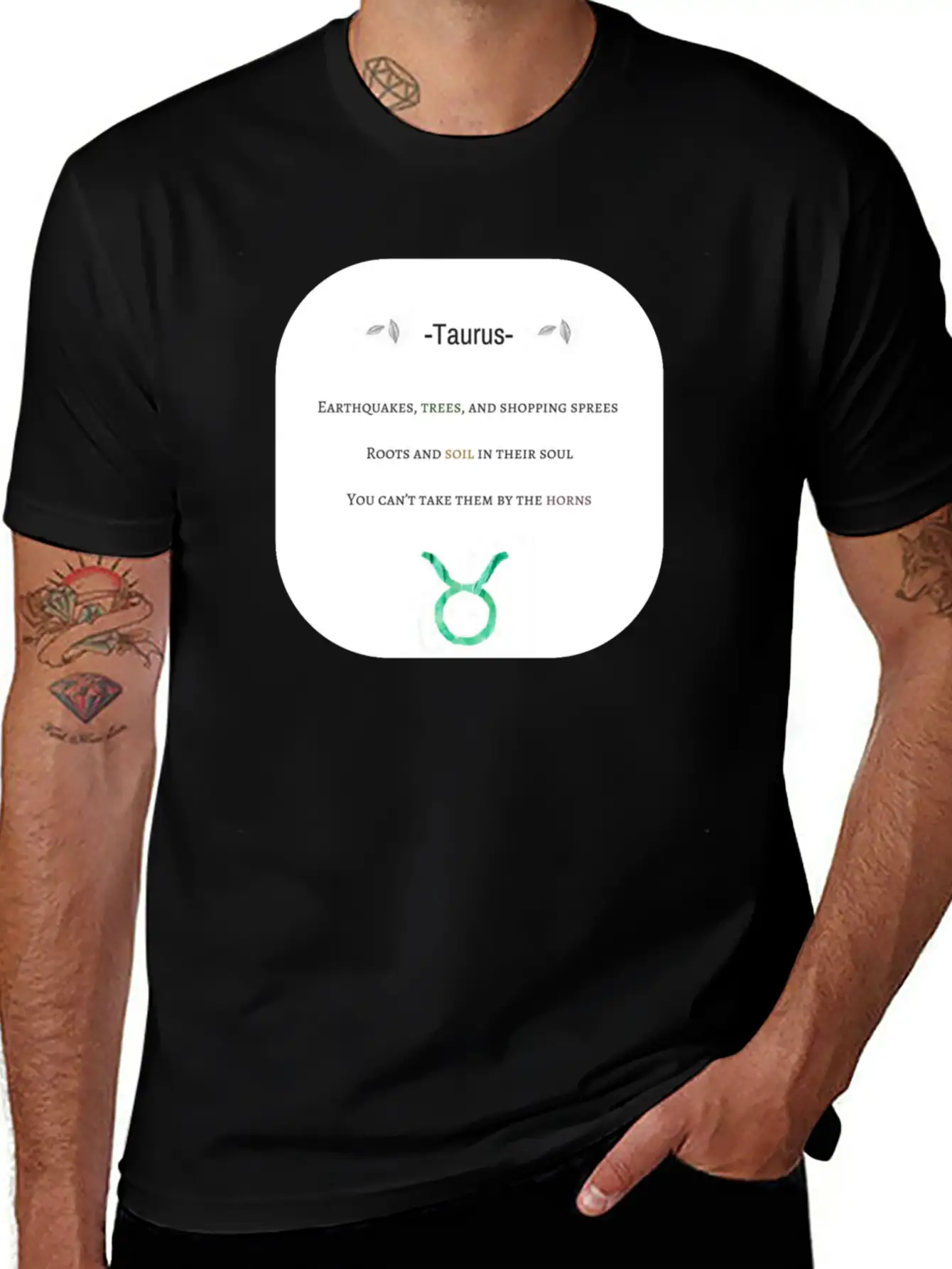 Taurus (Mug) Essential Unisex Summer Tee – Soft Cotton Casual Fit