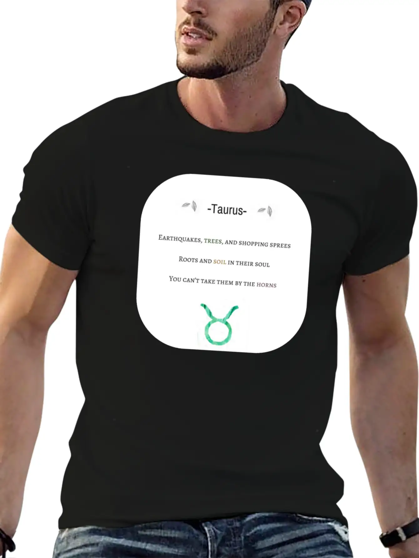 Taurus (Mug) Essential Unisex Summer Tee – Soft Cotton Casual Fit