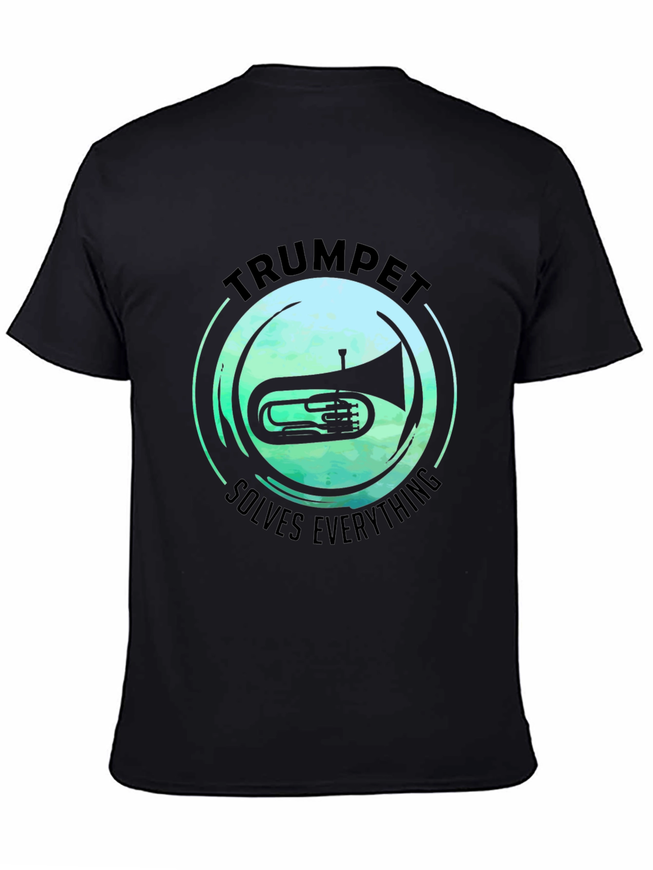 Trumpet Solves Everything T-Shirt - Music Lover Tee