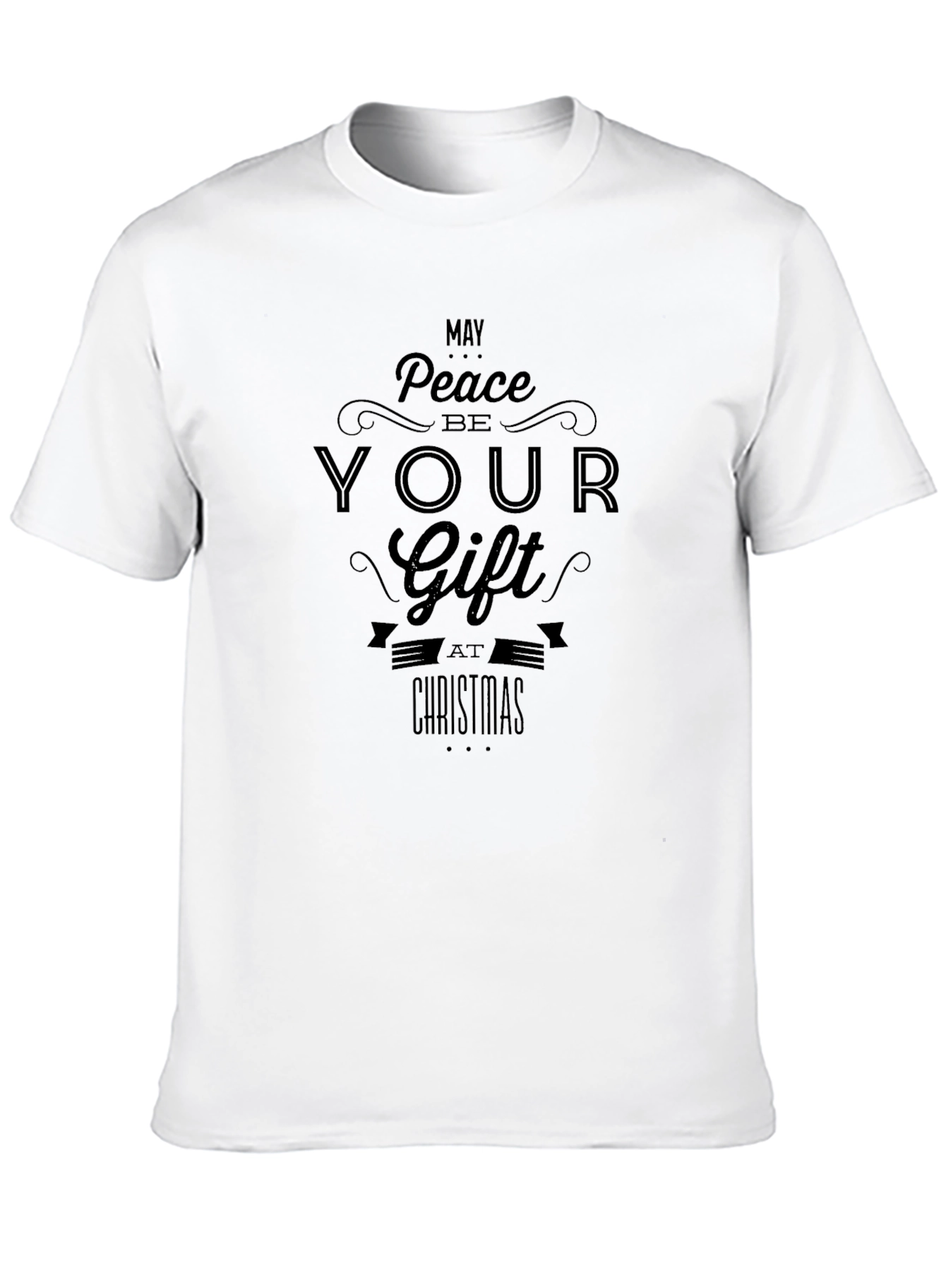 Peace Be Your Gift T-Shirt - Christmas Holiday Apparel