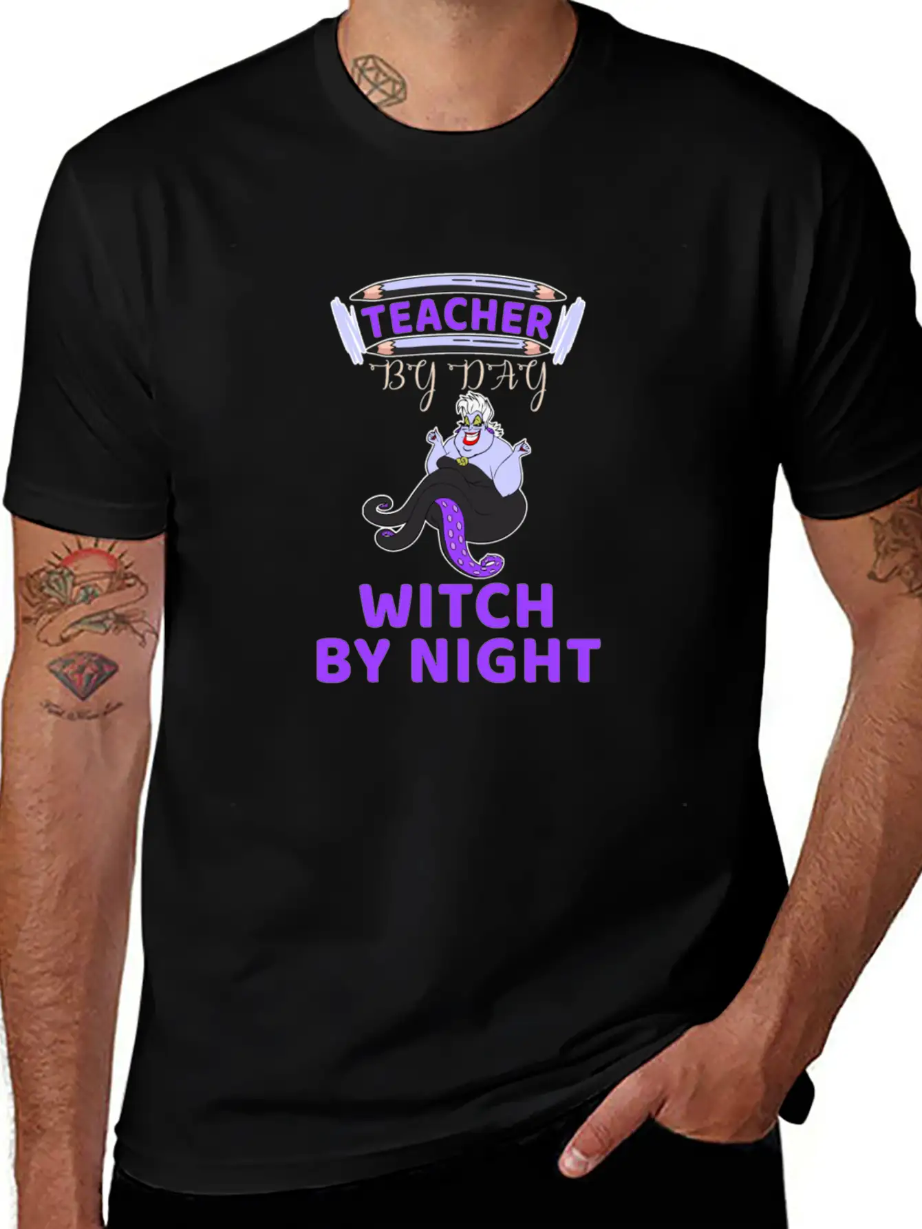 Teacher Witch By Night Essential Unisex Summer Tee – Soft Cotton Casual Fit