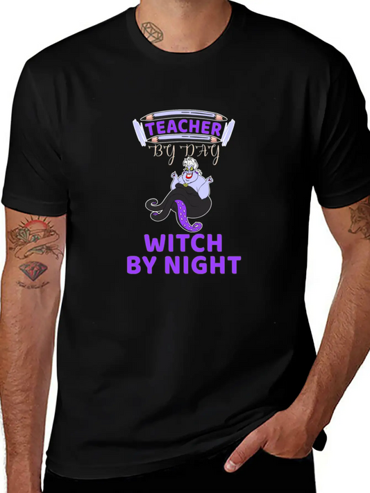 Teacher Witch By Night Essential Unisex Summer Tee – Soft Cotton Casual Fit
