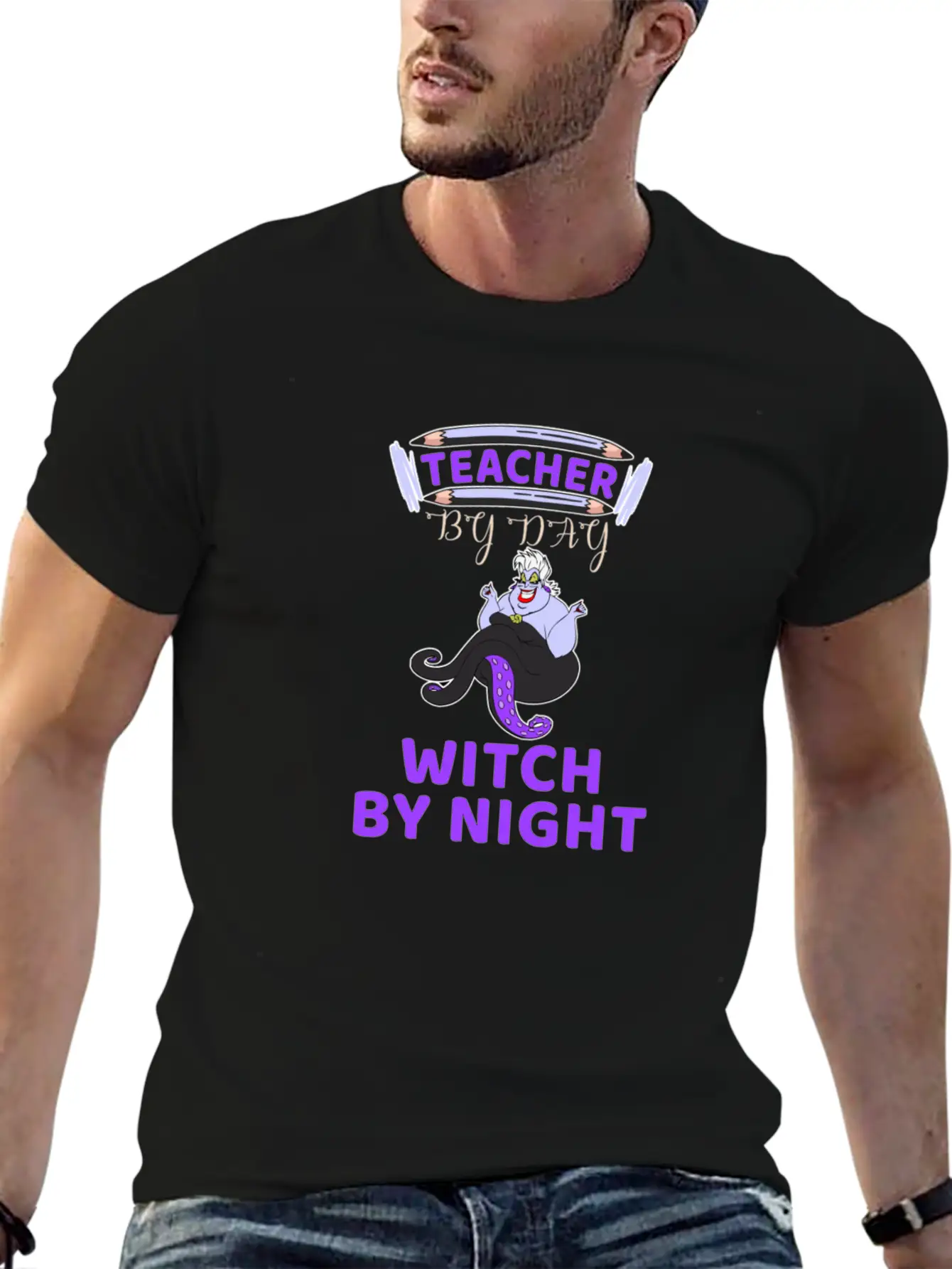 Teacher Witch By Night Essential Unisex Summer Tee – Soft Cotton Casual Fit