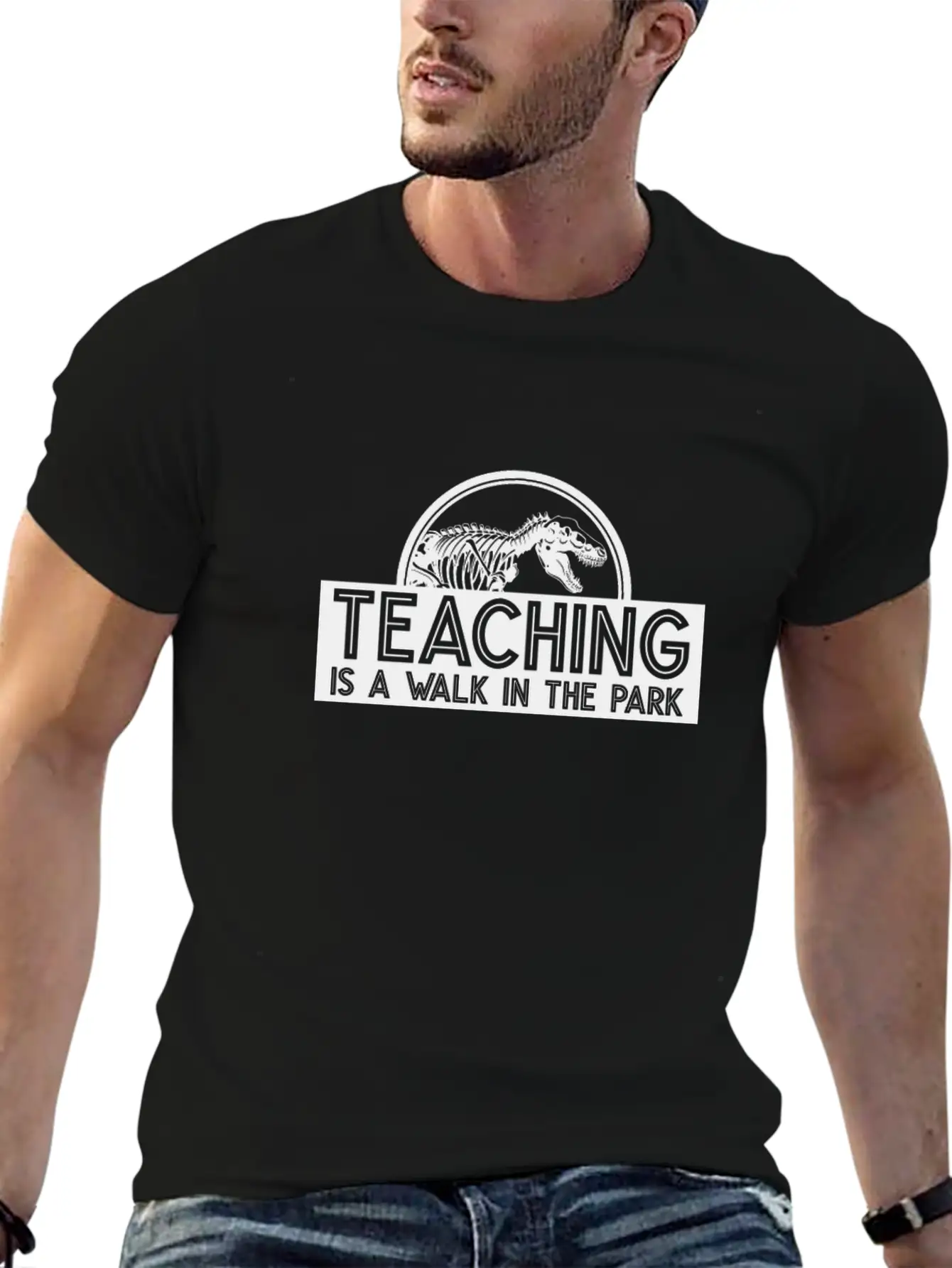 Teaching Is A Walk In The Park Unisex Casual T-Shirt – Clean Design For Daily Comfort