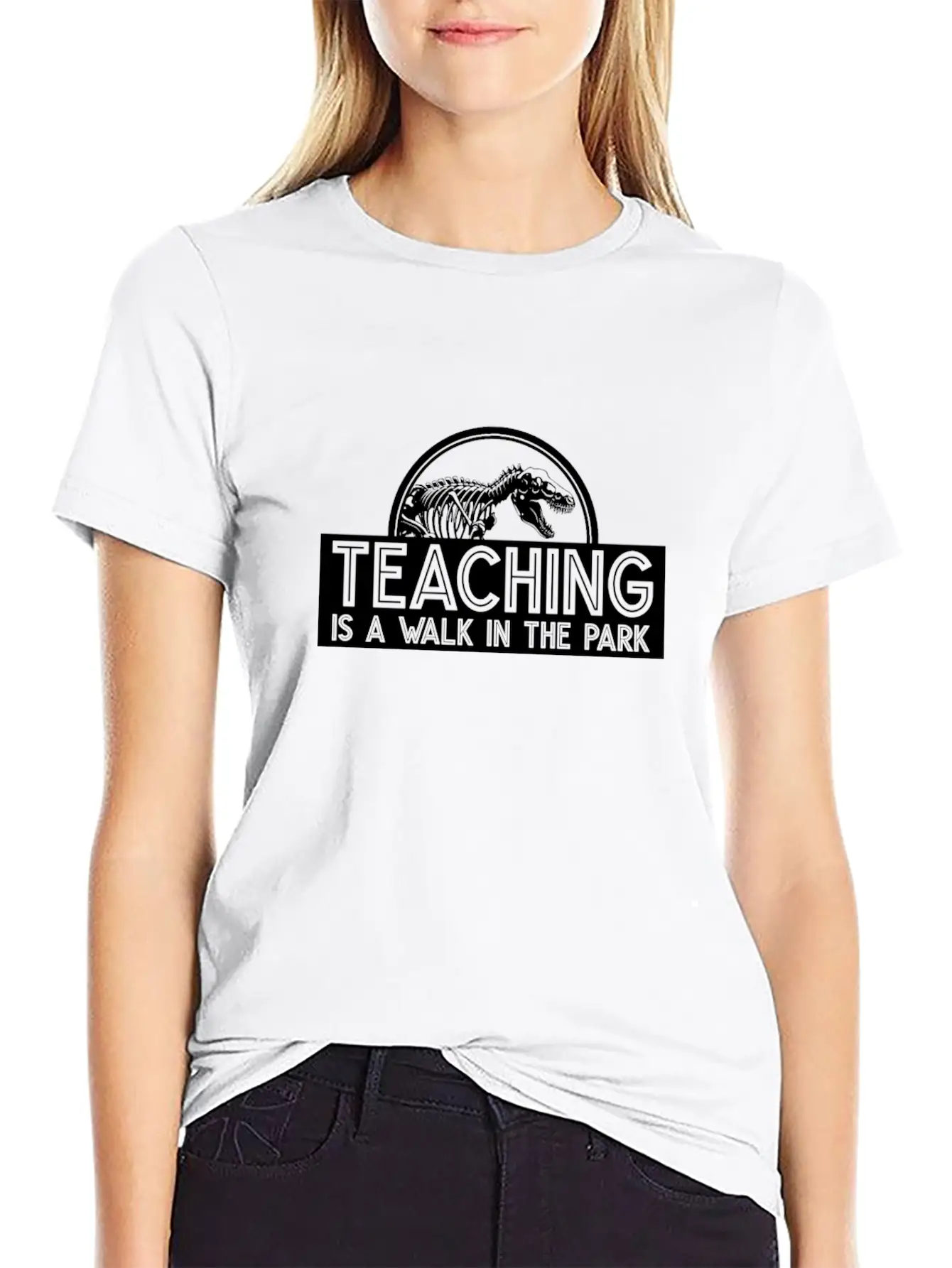 Teaching Is A Walk In The Park Unisex Casual T-Shirt – Clean Design For Daily Comfort