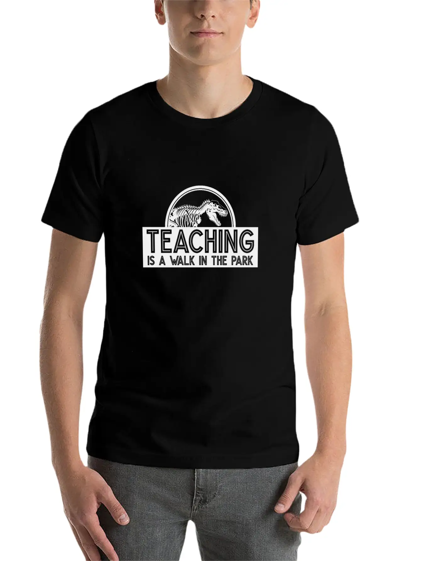 Teaching Is A Walk In The Park Unisex Casual T-Shirt – Clean Design For Daily Comfort