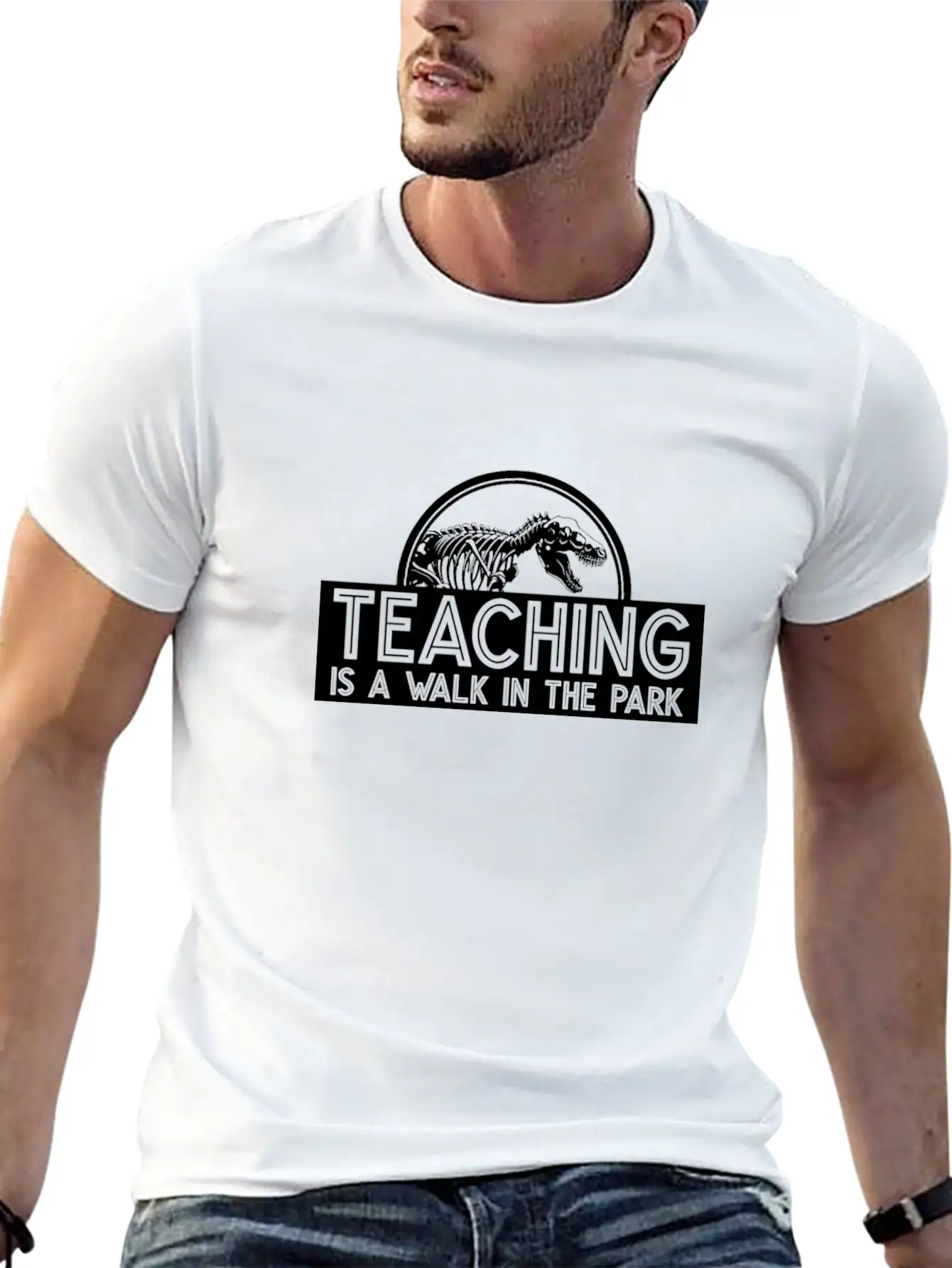 Teaching Is A Walk In The Park Unisex Casual T-Shirt – Clean Design For Daily Comfort