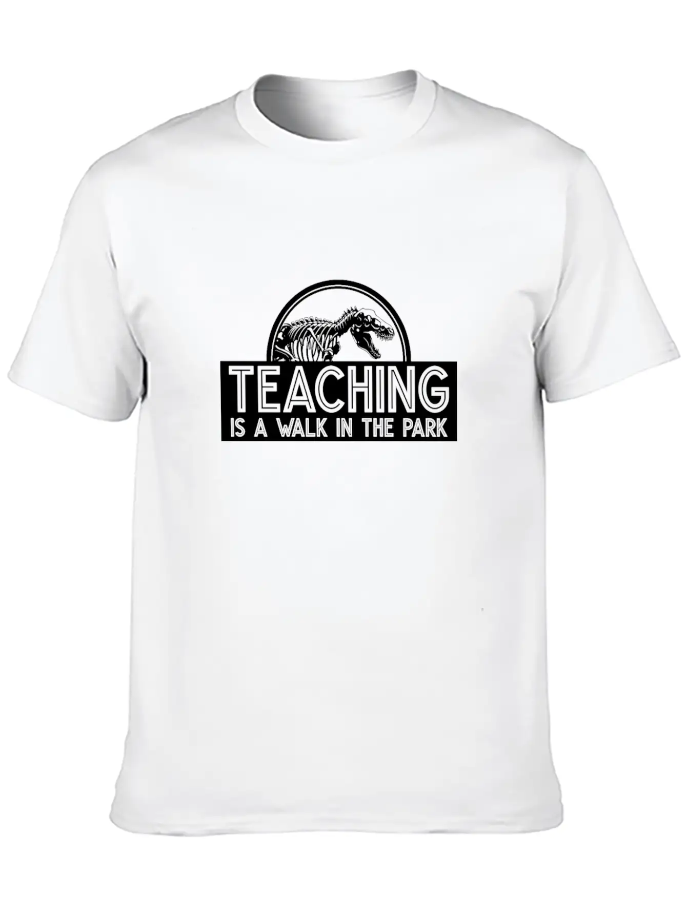 Teaching Is A Walk In The Park Unisex Casual T-Shirt – Clean Design For Daily Comfort