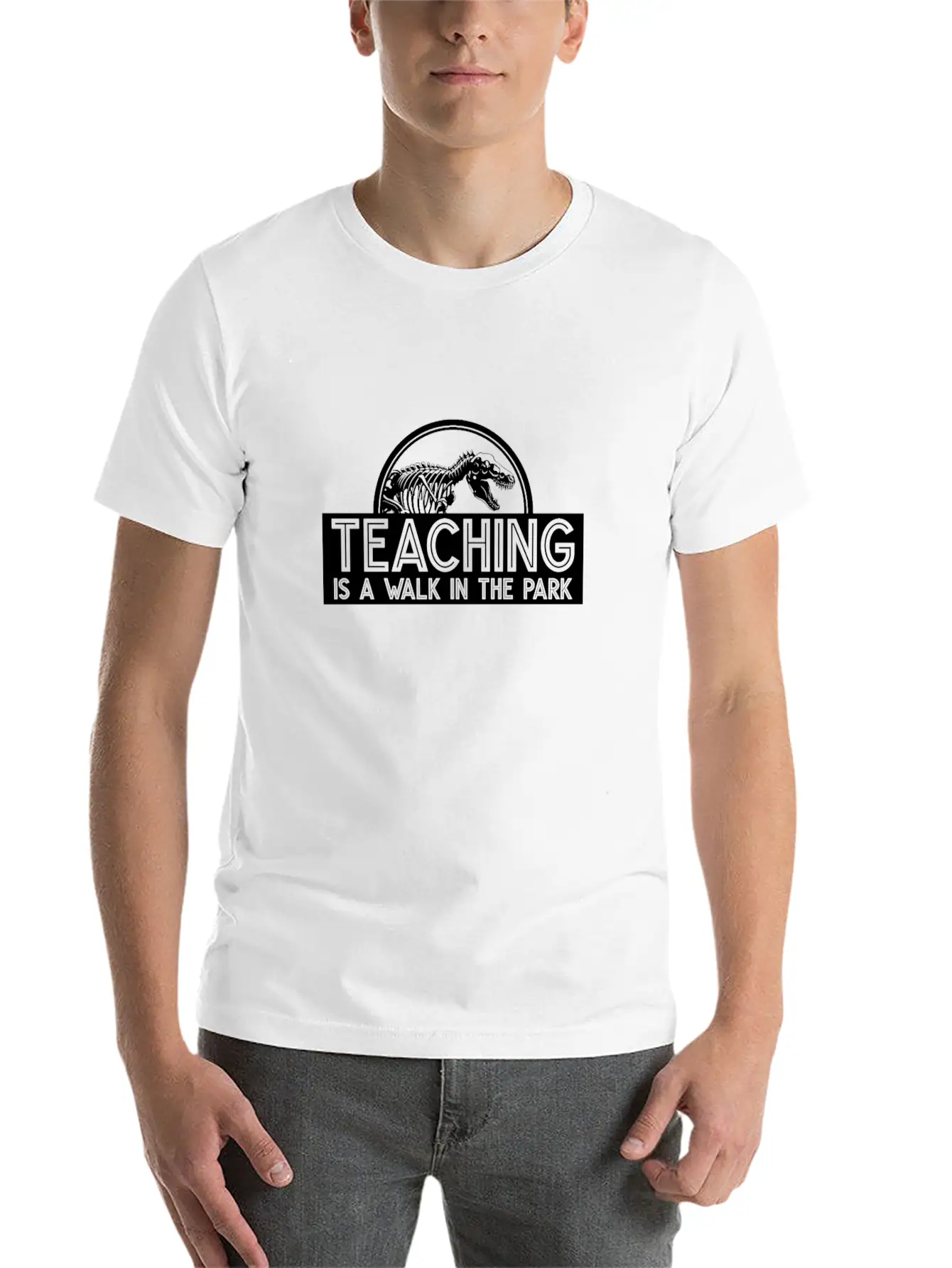 Teaching Is A Walk In The Park Unisex Casual T-Shirt – Clean Design For Daily Comfort
