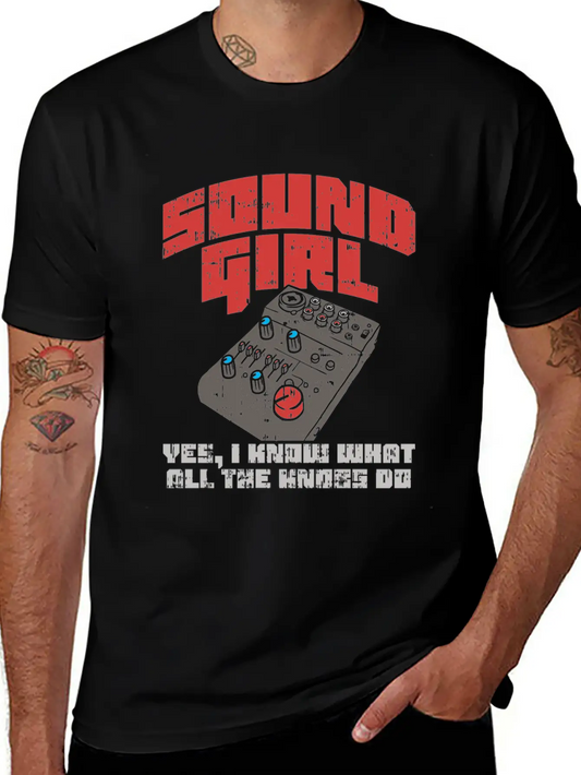 Techno Audio Engineer T Shirt Dj Woman Gift Idea Unisex Short Sleeve Soft Cotton T-Shirt – Casual Everyday Wear