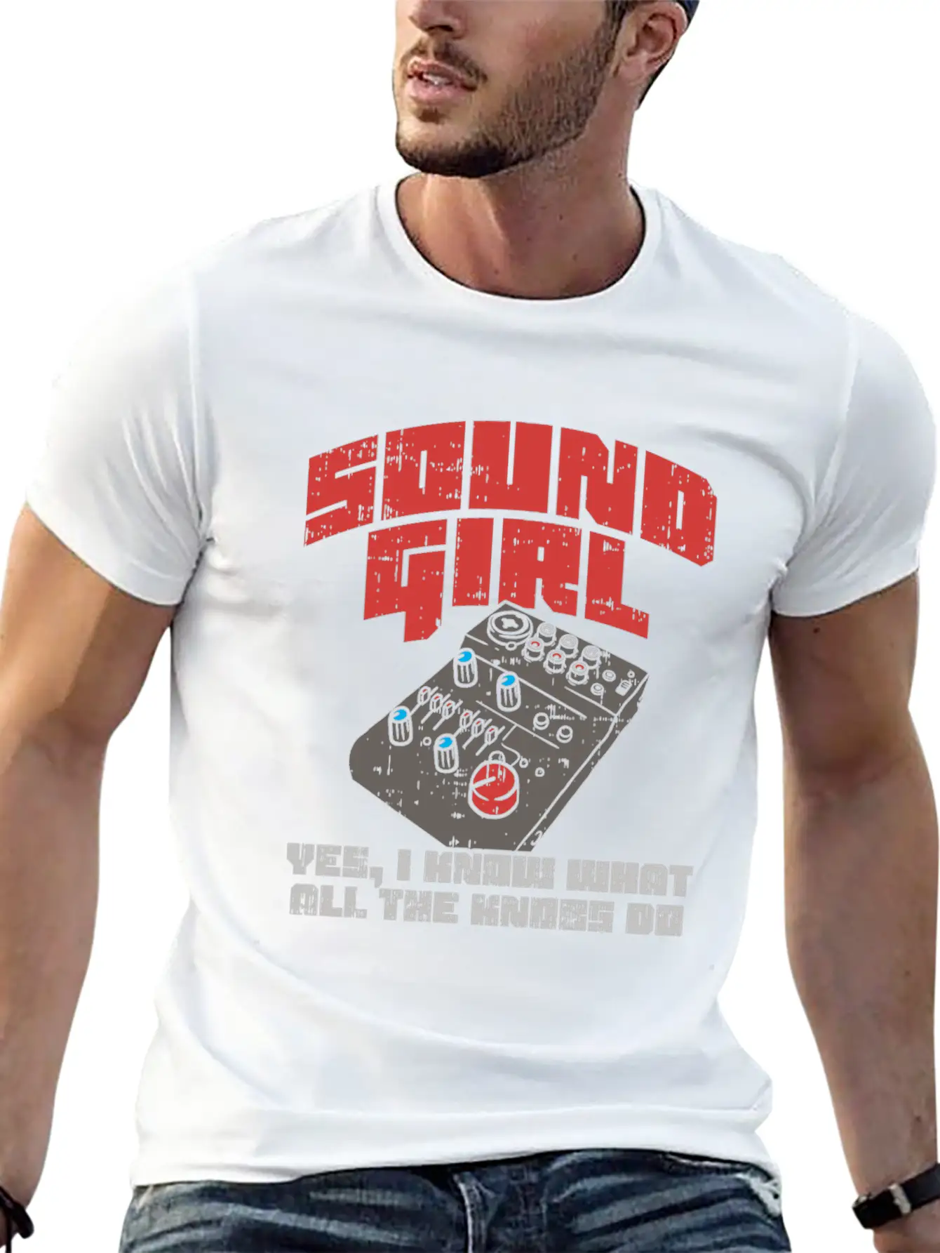 Techno Audio Engineer T Shirt Dj Woman Gift Idea Unisex Short Sleeve Soft Cotton T-Shirt – Casual Everyday Wear