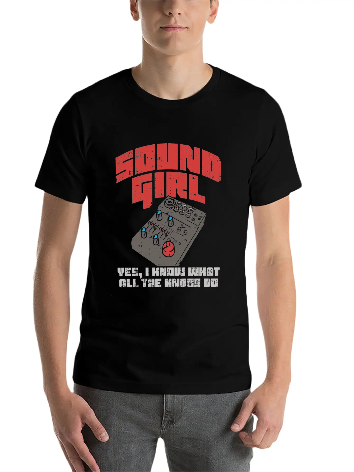 Techno Audio Engineer T Shirt Dj Woman Gift Idea Unisex Short Sleeve Soft Cotton T-Shirt – Casual Everyday Wear