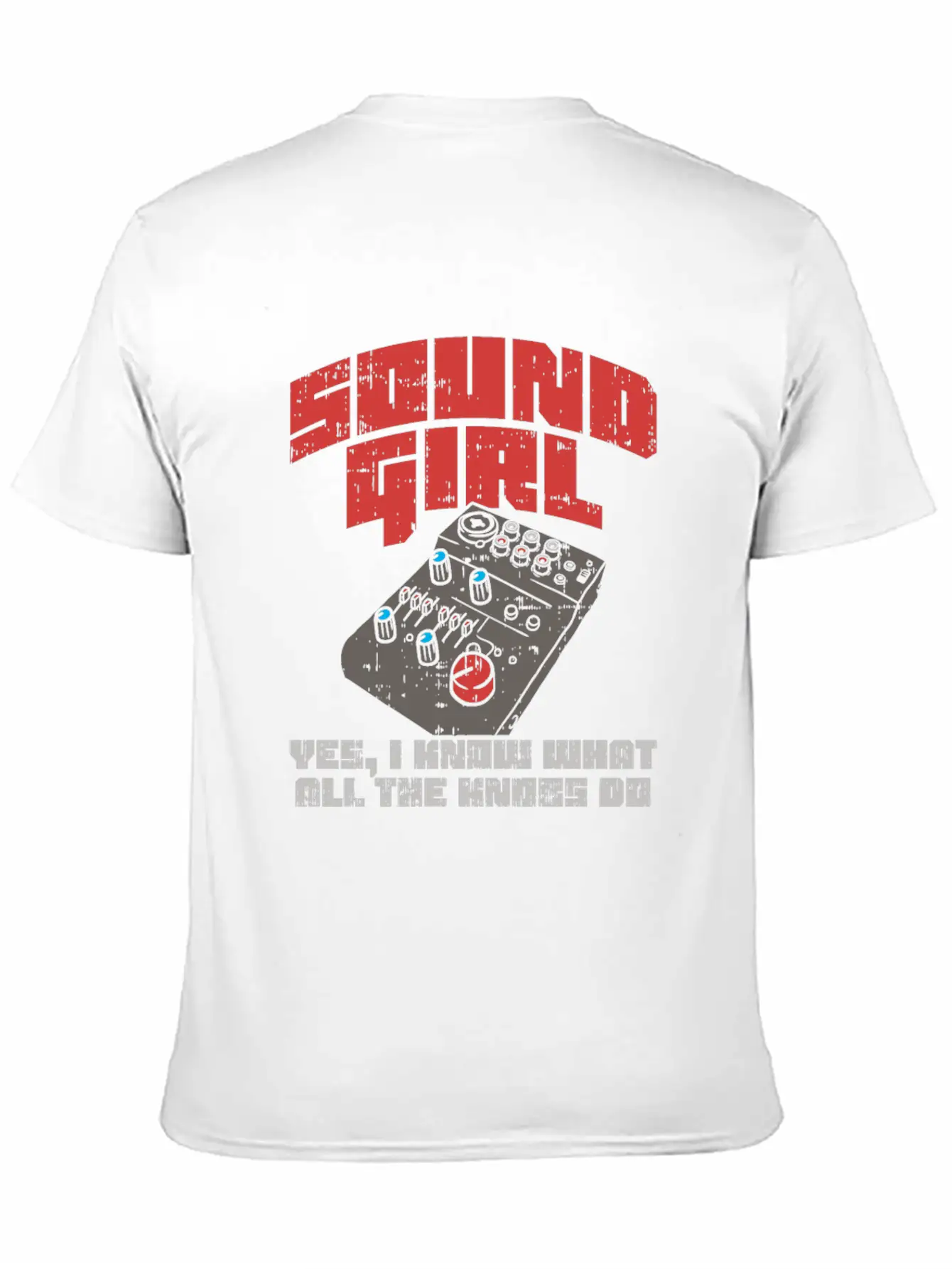 Techno Audio Engineer T Shirt Dj Woman Gift Idea Unisex Short Sleeve Soft Cotton T-Shirt – Casual Everyday Wear