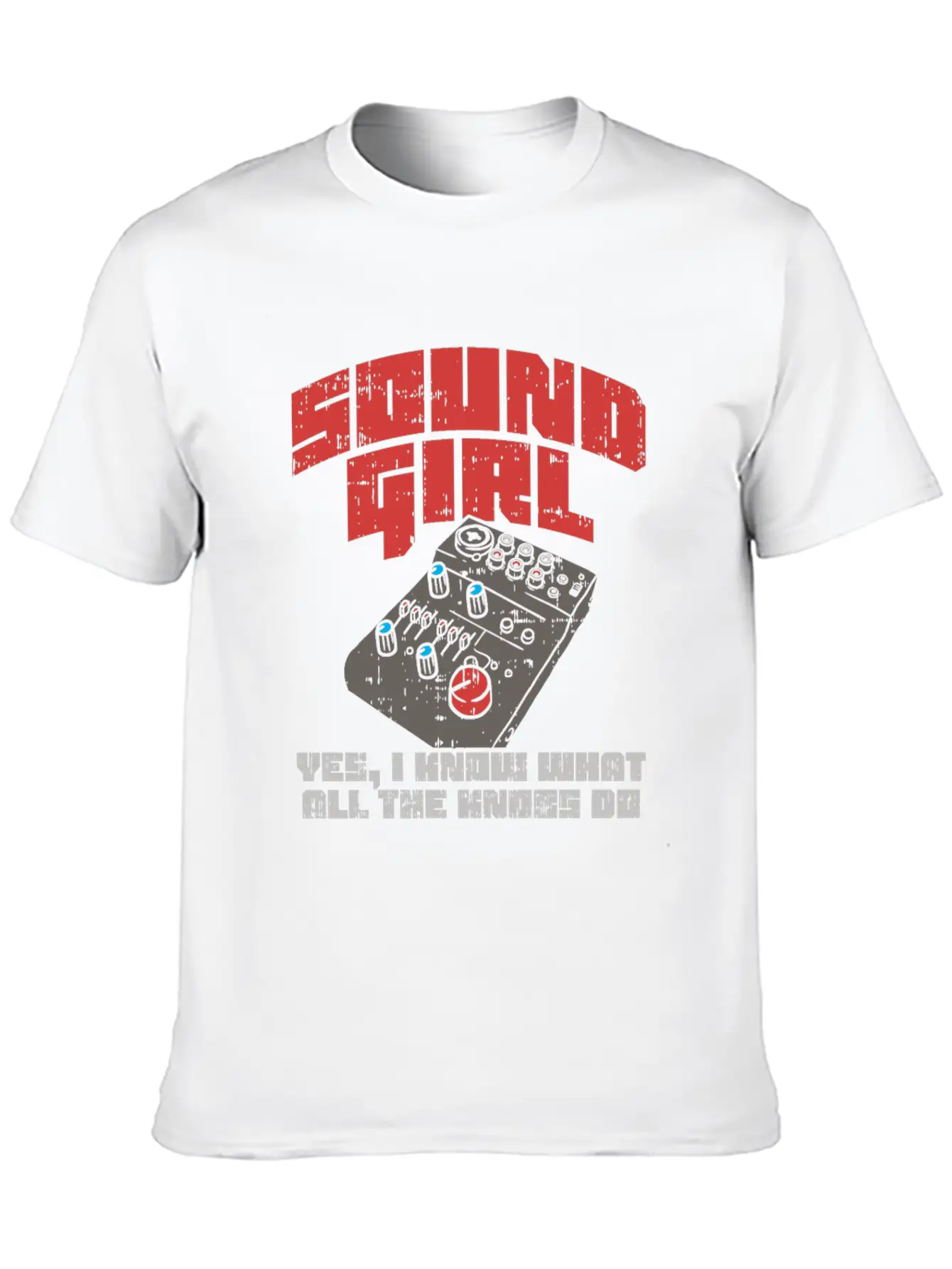 Techno Audio Engineer T Shirt Dj Woman Gift Idea Unisex Short Sleeve Soft Cotton T-Shirt – Casual Everyday Wear