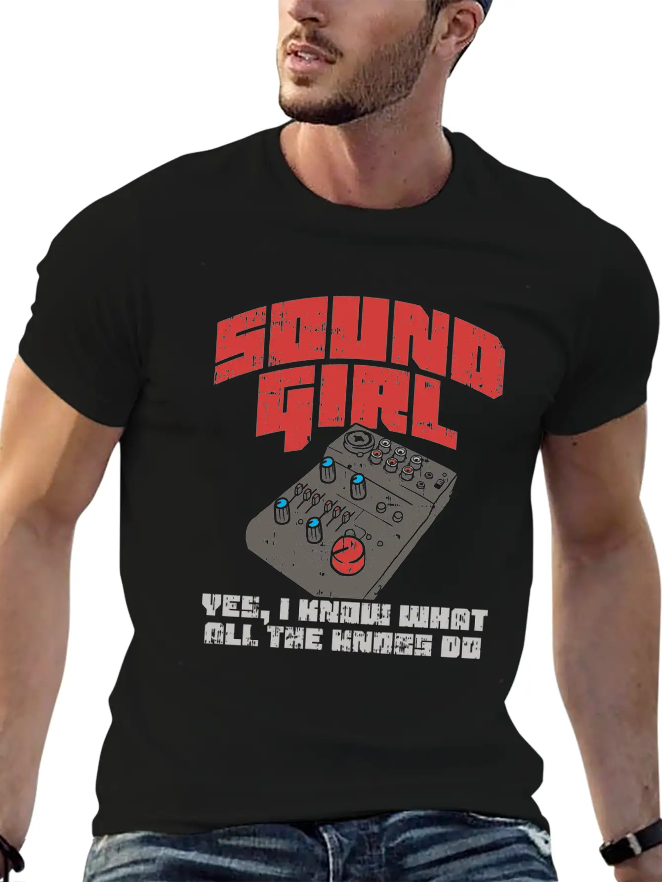 Techno Audio Engineer T Shirt Dj Woman Gift Idea Unisex Short Sleeve Soft Cotton T-Shirt – Casual Everyday Wear