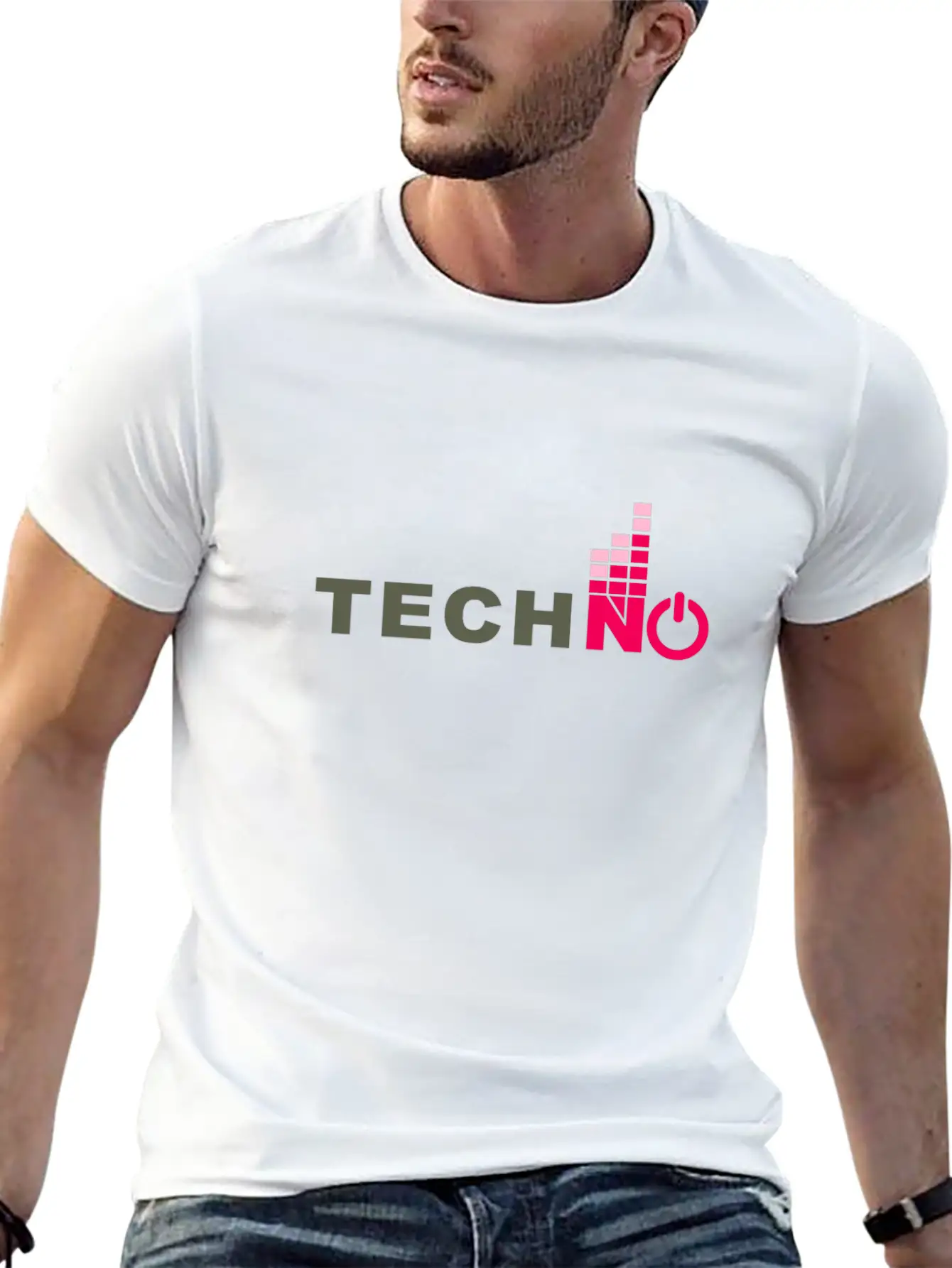 Techno Basic Graphic T-Shirt – Daily Comfort In Soft Cotton