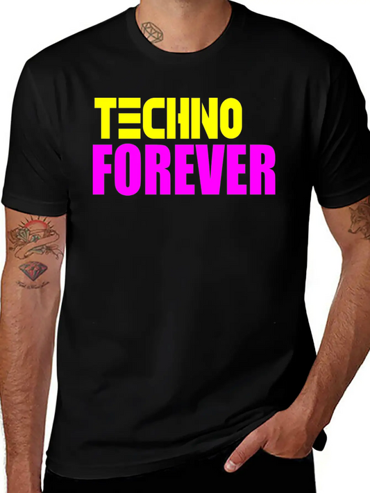Techno Forever Timeless Short Sleeve Tee – Comfy And Minimalist Design