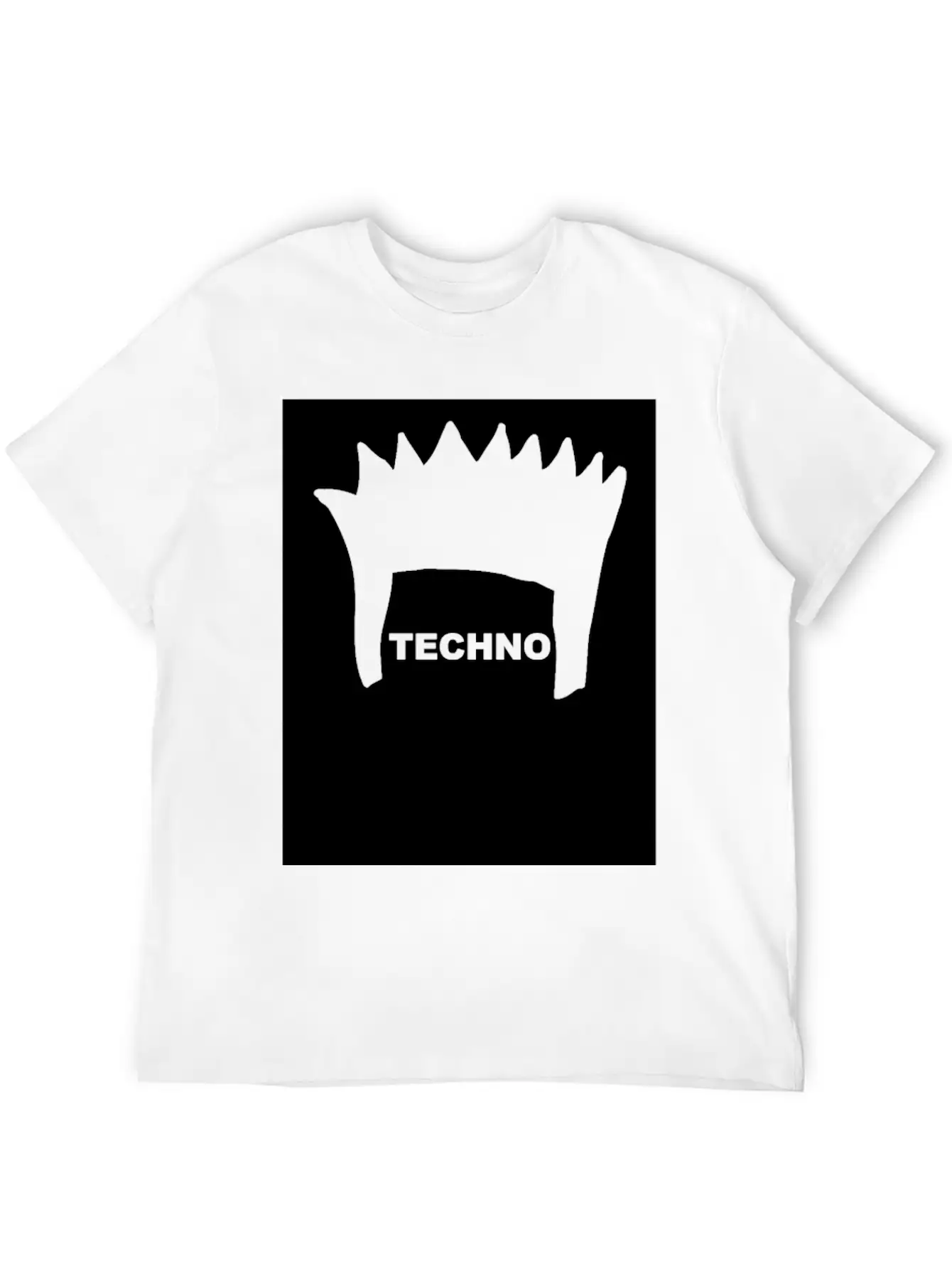 Techno Hair Underground Minimal Techno Minimal Stylish Everyday T-Shirt – Unisex Basic Cotton Tee