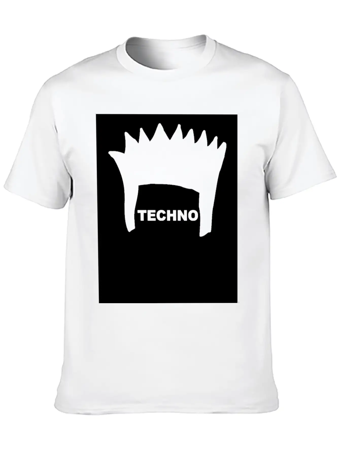 Techno Hair Underground Minimal Techno Minimal Stylish Everyday T-Shirt – Unisex Basic Cotton Tee