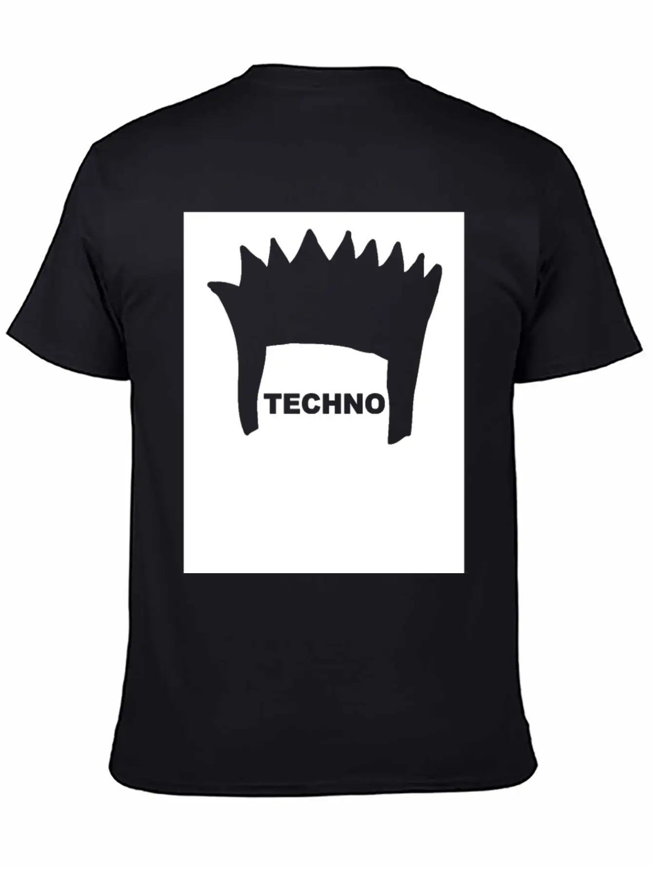 Techno Hair Underground Minimal Techno Minimal Stylish Everyday T-Shirt – Unisex Basic Cotton Tee
