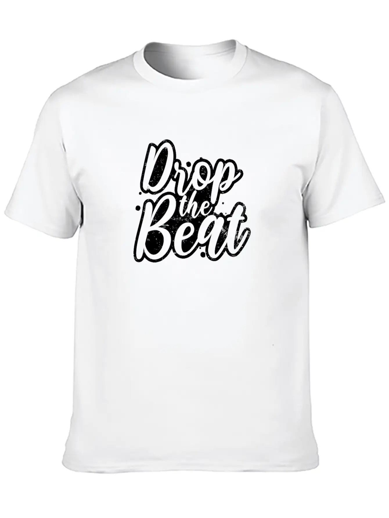 Techno House Drop The Beat Comfortable Minimalist Graphic Tee – Summer Style Essential