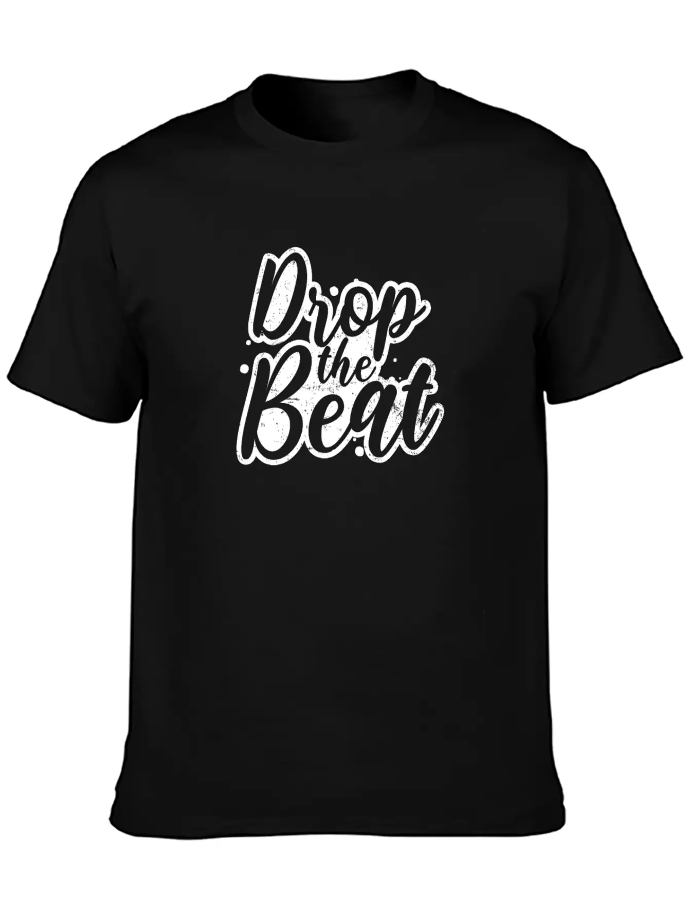 Techno House Drop The Beat Comfortable Minimalist Graphic Tee – Summer Style Essential