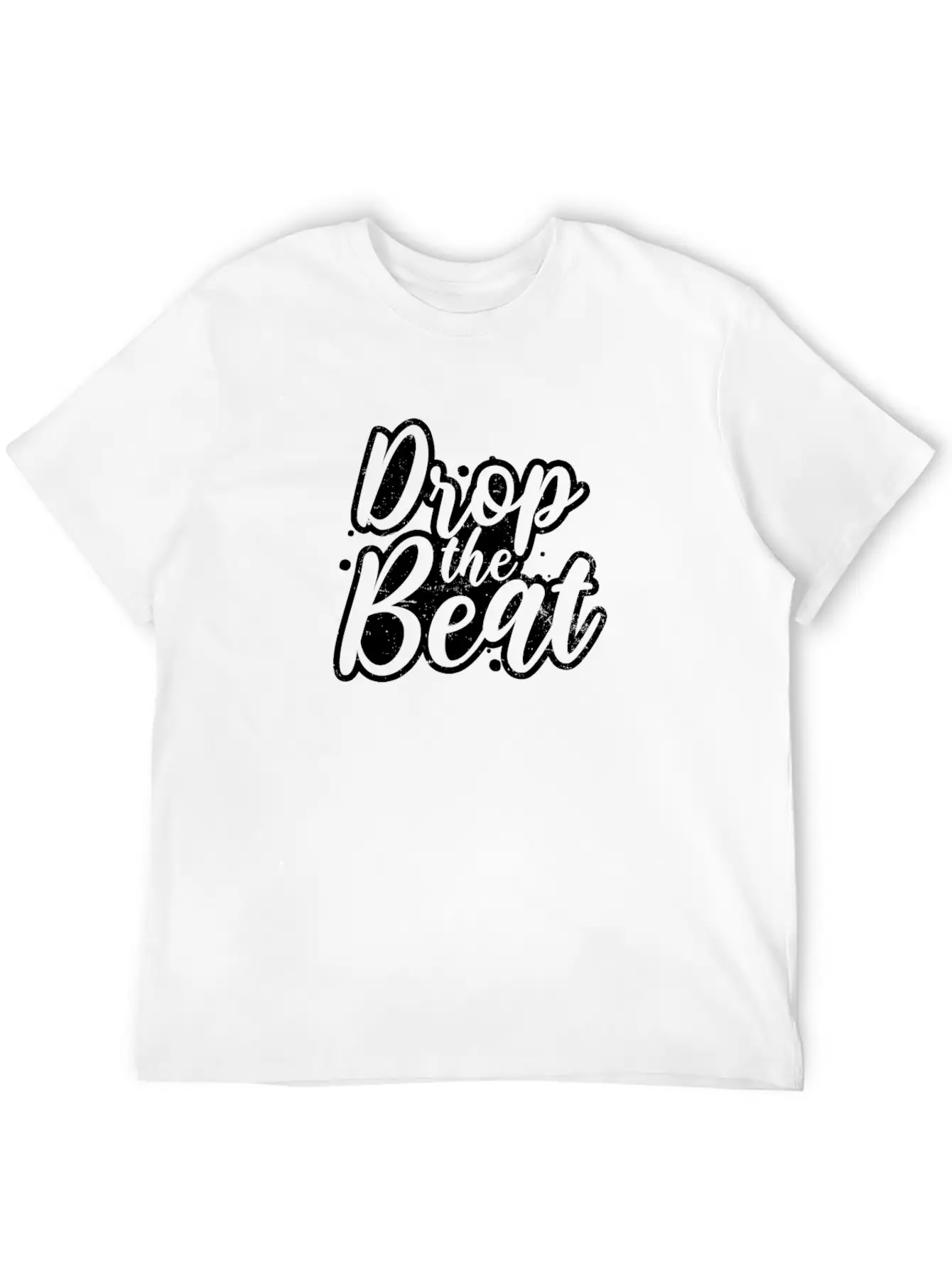 Techno House Drop The Beat Comfortable Minimalist Graphic Tee – Summer Style Essential