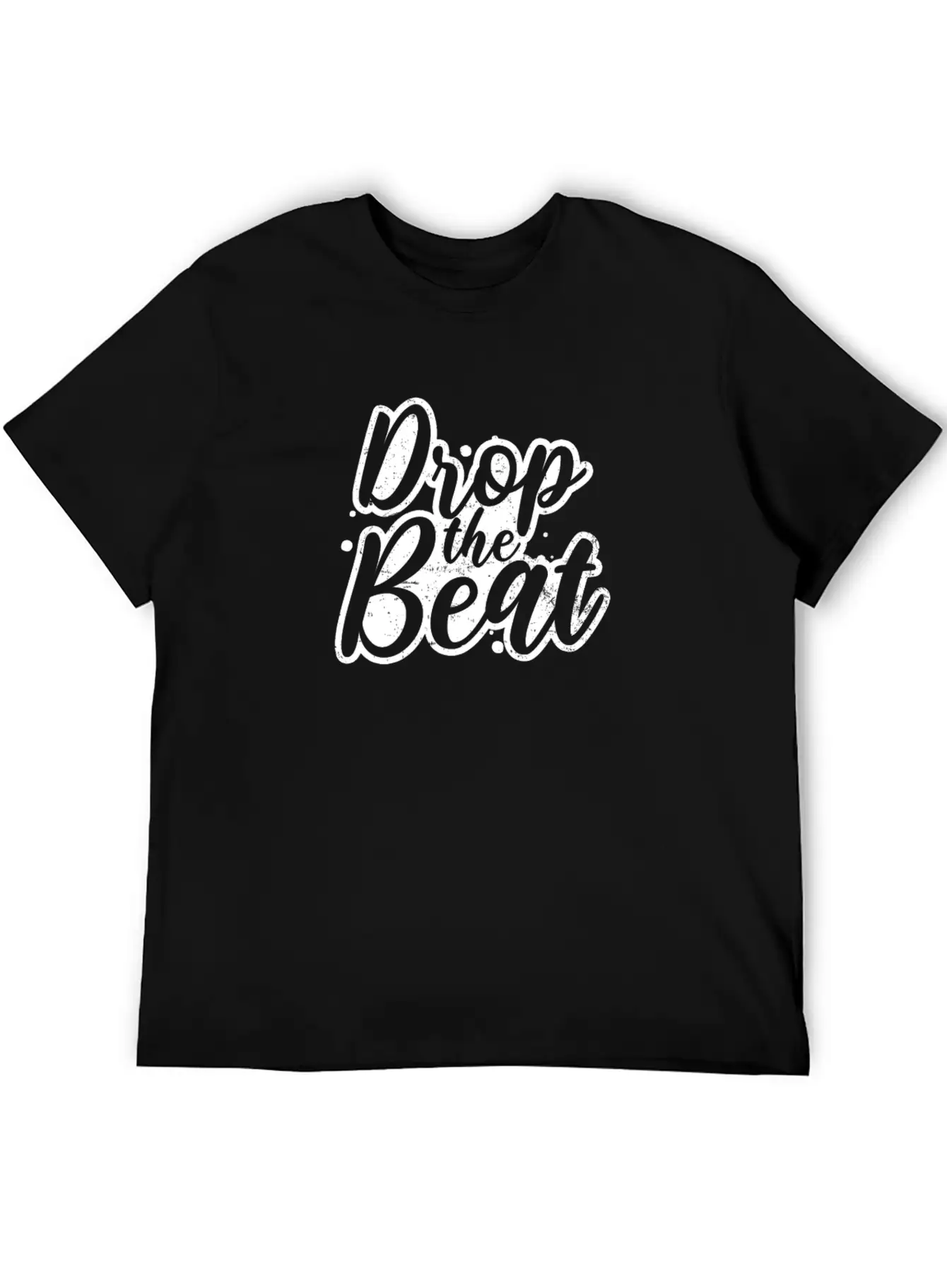 Techno House Drop The Beat Comfortable Minimalist Graphic Tee – Summer Style Essential