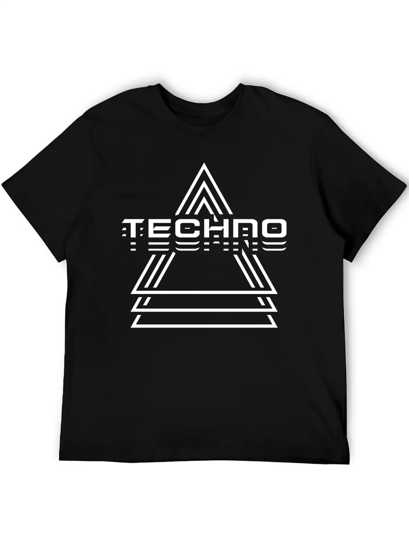 Techno Music Electronic Sound Dance Beat Bass Unisex Short Sleeve Soft Cotton T-Shirt – Casual Everyday Wear