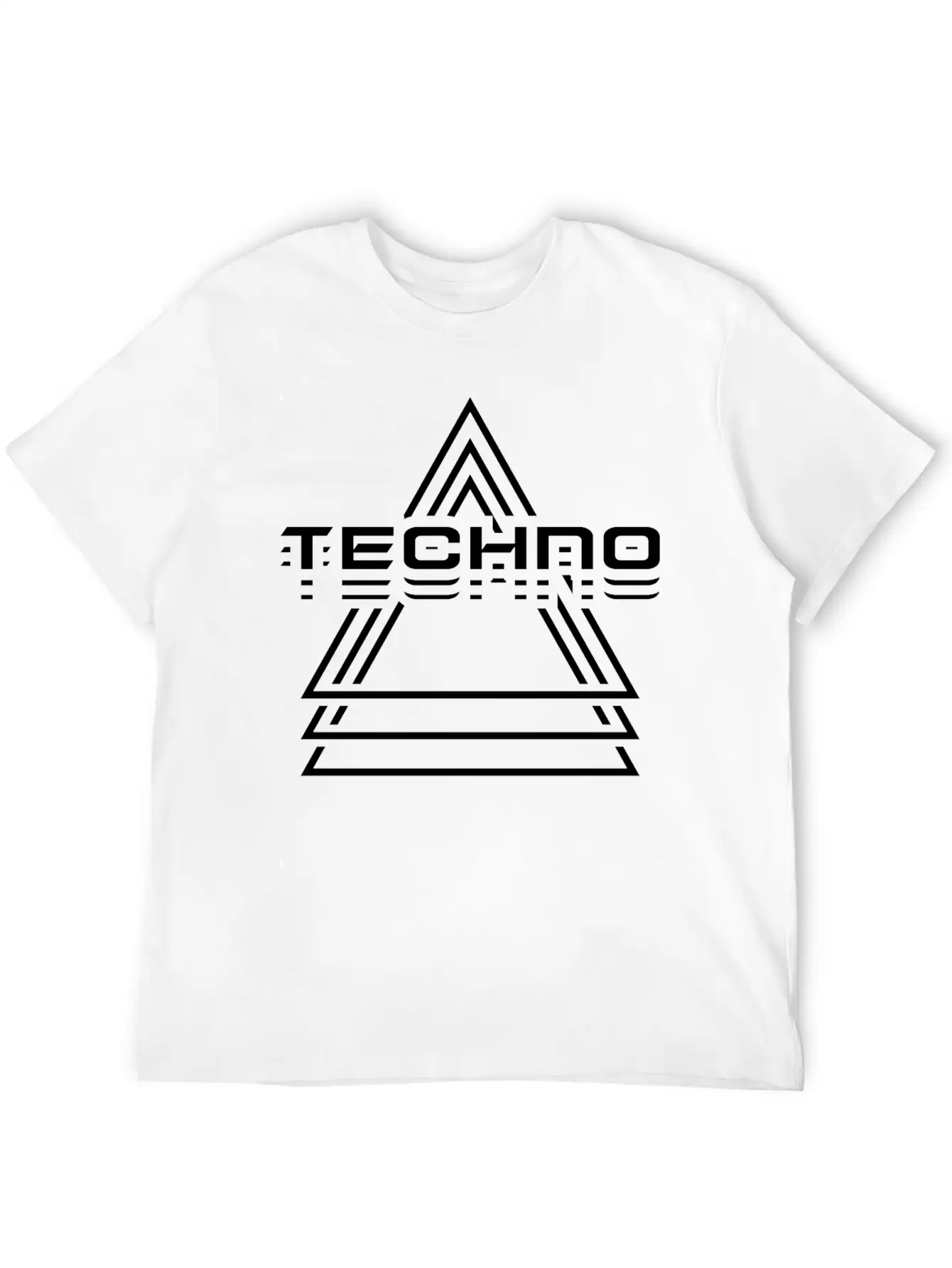 Techno Music Electronic Sound Dance Beat Bass Unisex Short Sleeve Soft Cotton T-Shirt – Casual Everyday Wear