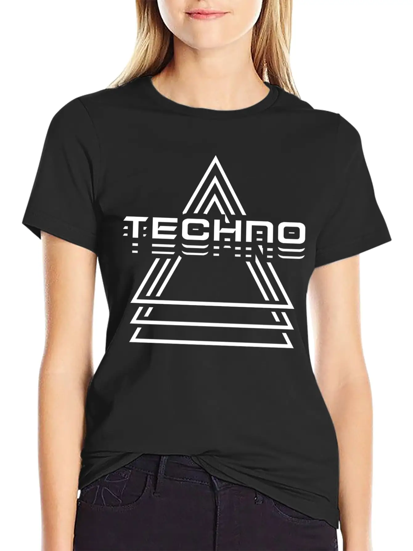 Techno Music Electronic Sound Dance Beat Bass Unisex Short Sleeve Soft Cotton T-Shirt – Casual Everyday Wear